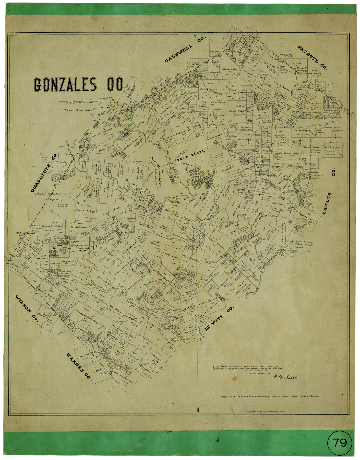 447, Gonzales County, Texas, Maddox Collection
