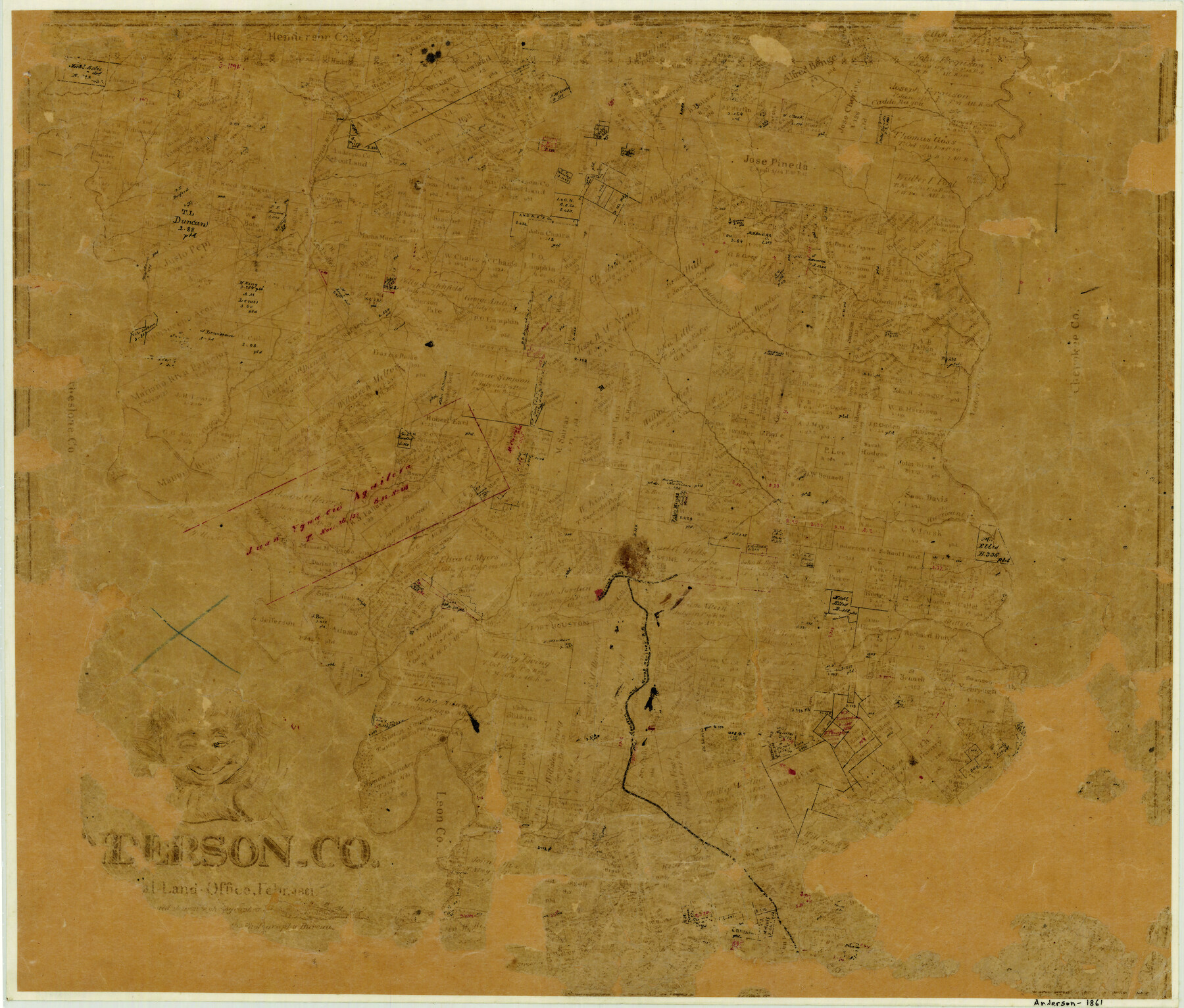 774, Anderson County, General Map Collection