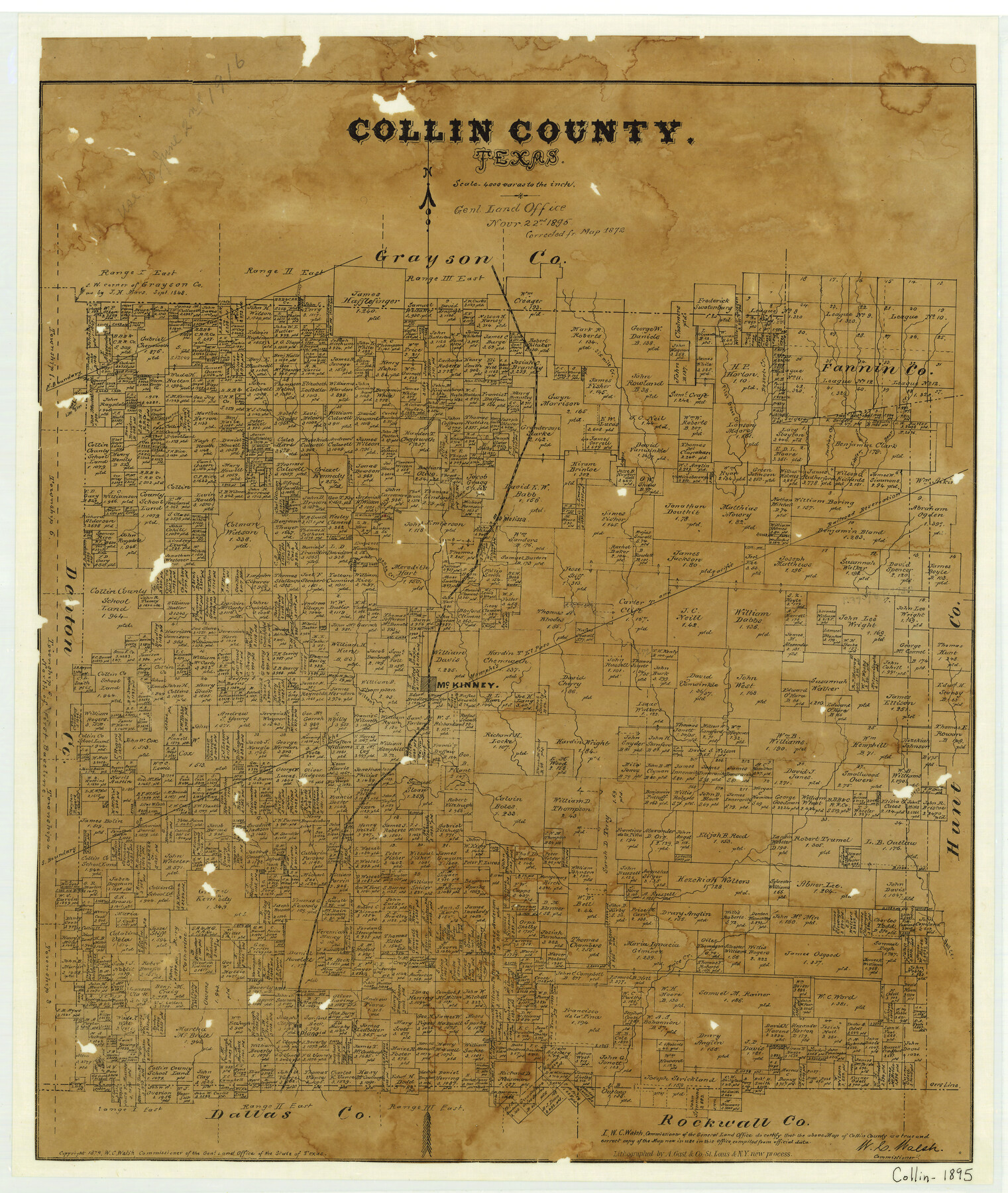 794, Collin County Texas, General Map Collection