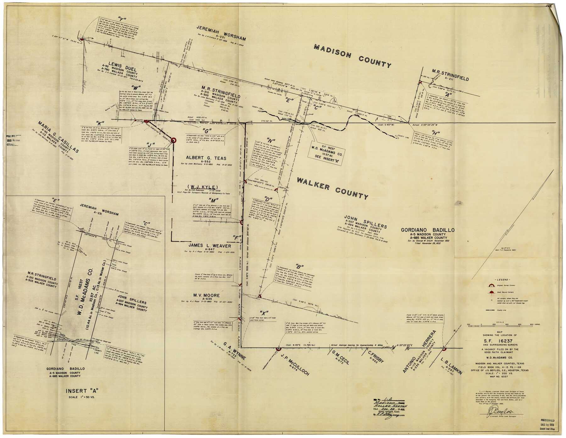 9486, Madison County Rolled Sketch 1A, General Map Collection
