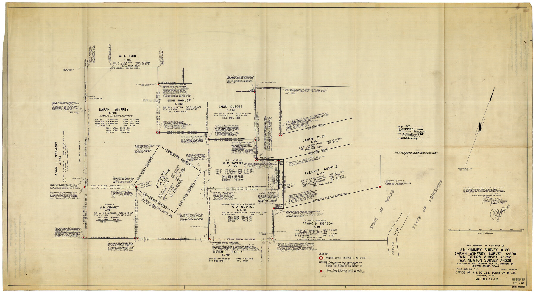 9582, Newton County Rolled Sketch 21, General Map Collection
