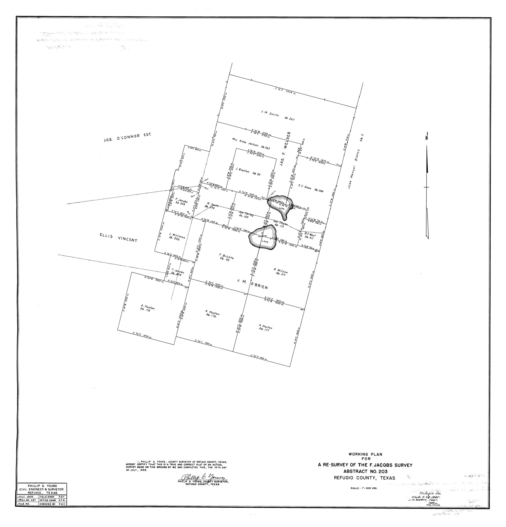 9857, Refugio County Rolled Sketch 3, General Map Collection