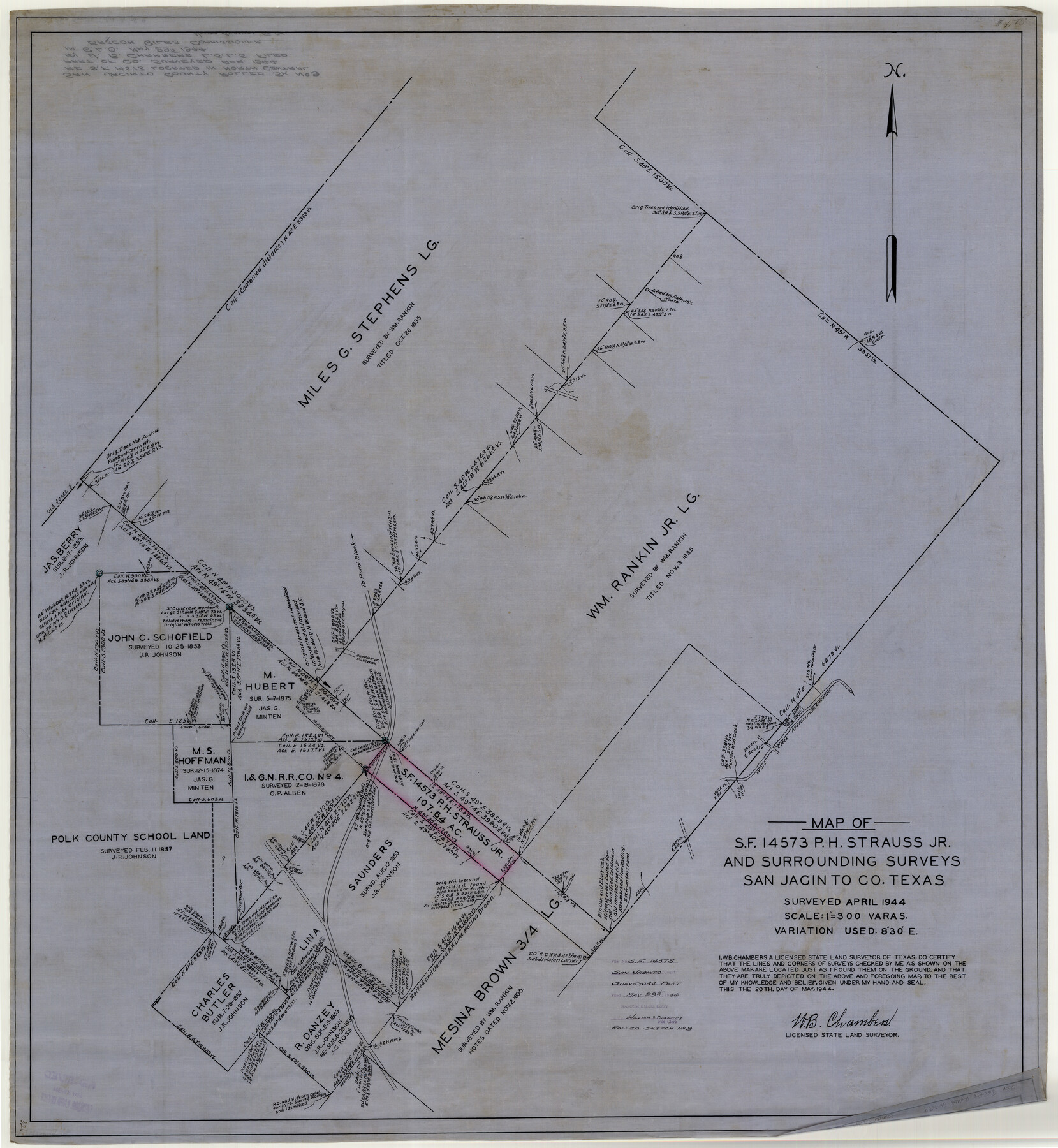 9981, Sutton County Rolled Sketch 69, General Map Collection