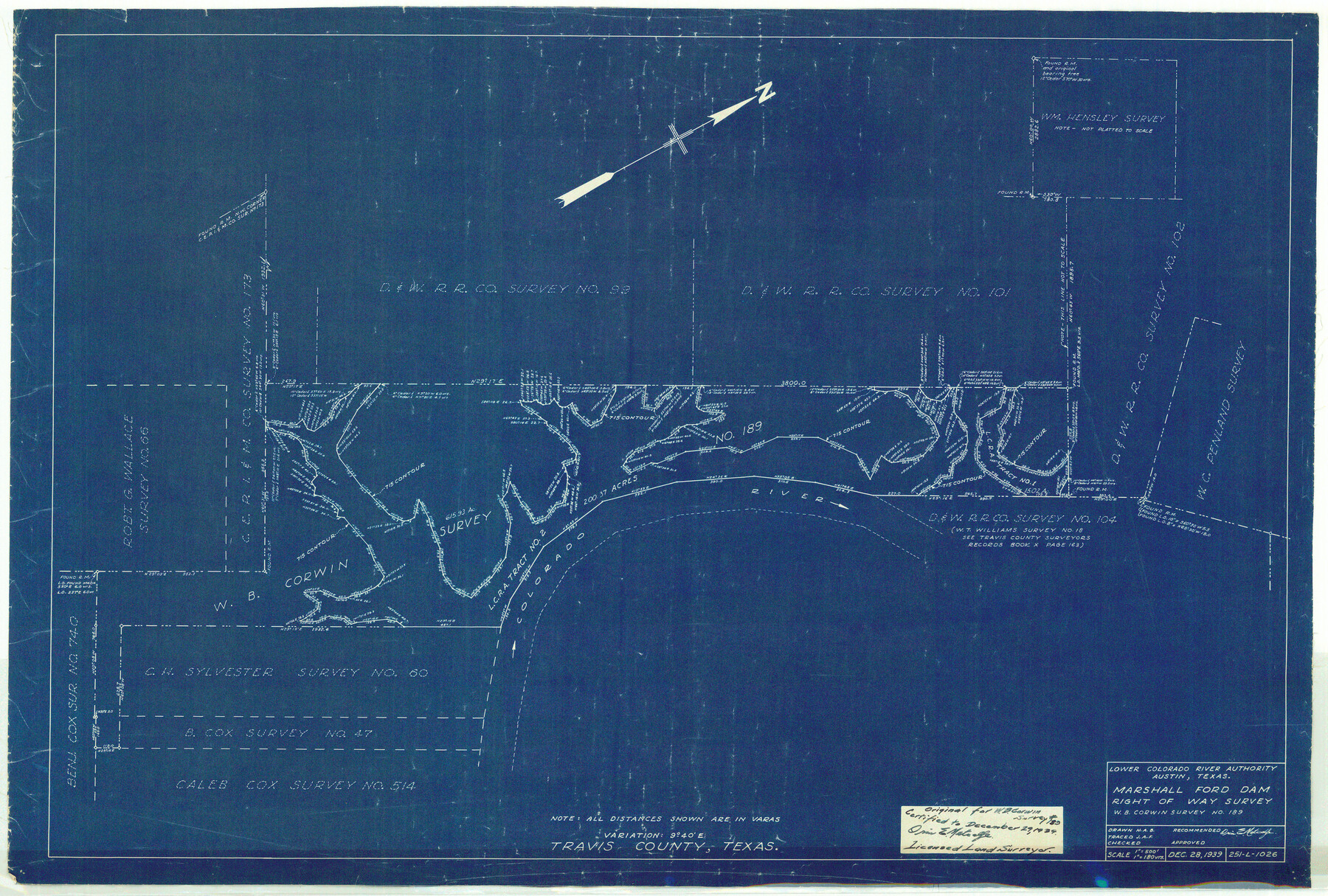10011, Travis County Rolled Sketch 15, General Map Collection