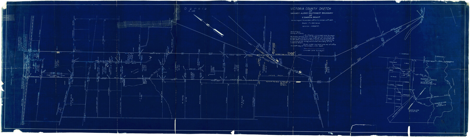 10093, Victoria County Rolled Sketch 2, General Map Collection