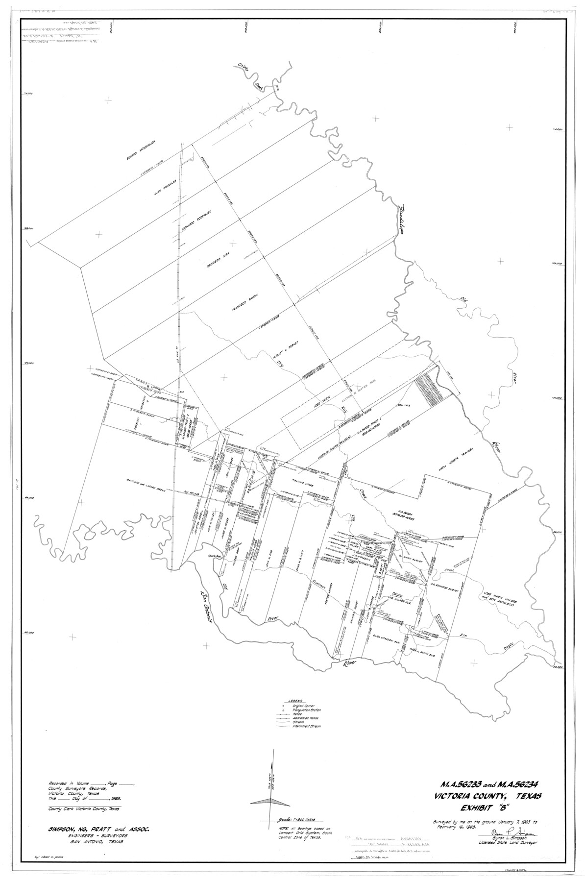 10096, Victoria County Rolled Sketch 4B, General Map Collection