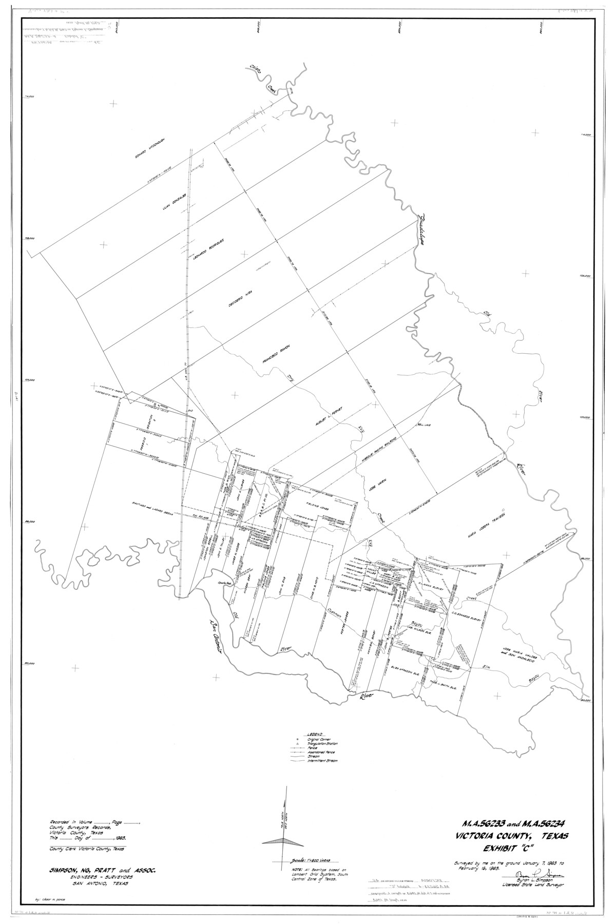 10097, Victoria County Rolled Sketch 4C, General Map Collection