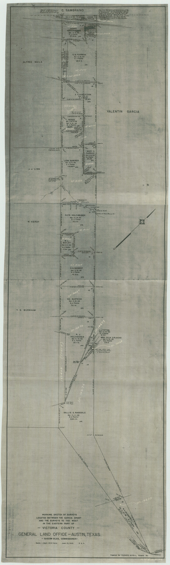 10098, Victoria County Rolled Sketch 7, General Map Collection