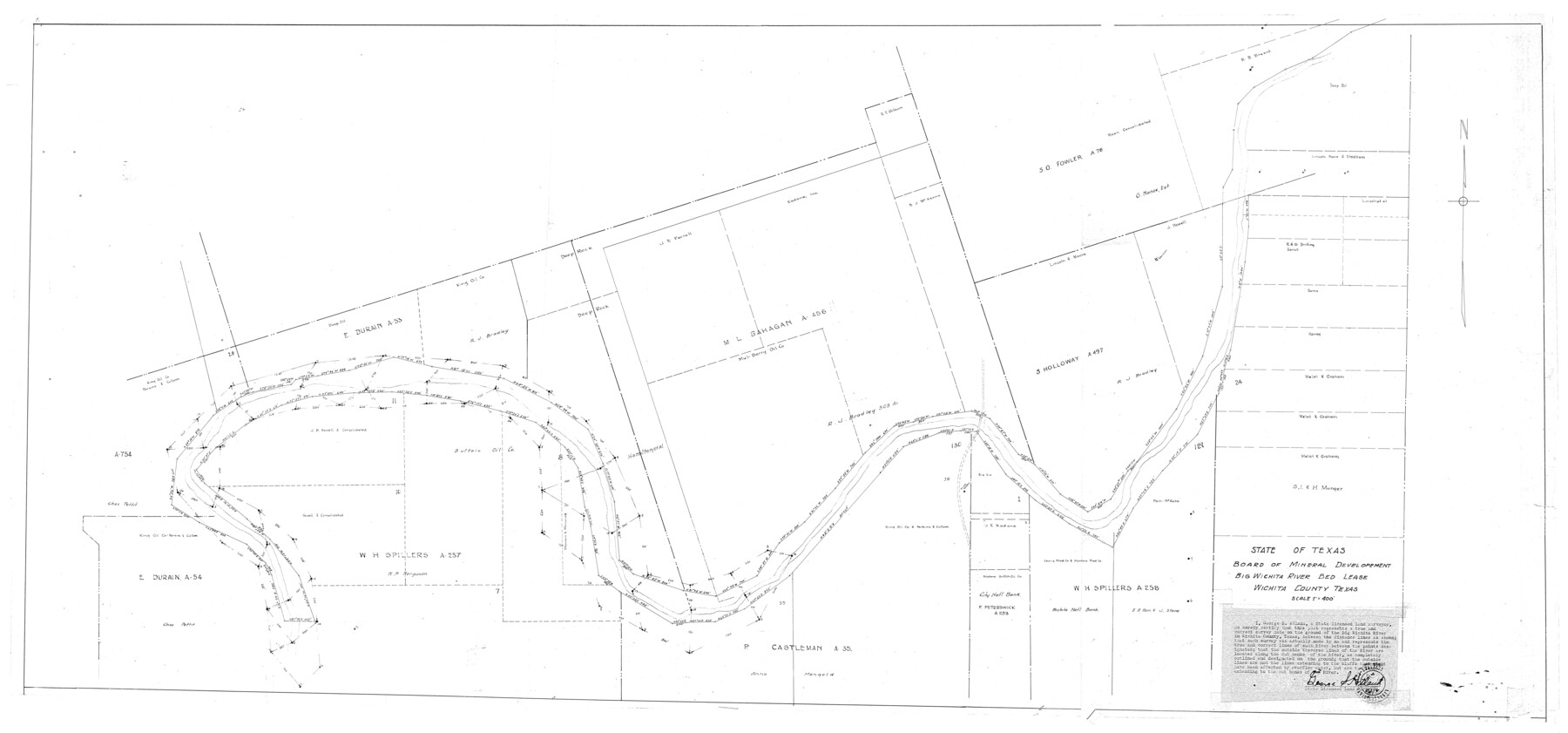 10138, Wichita County Rolled Sketch 14A, General Map Collection
