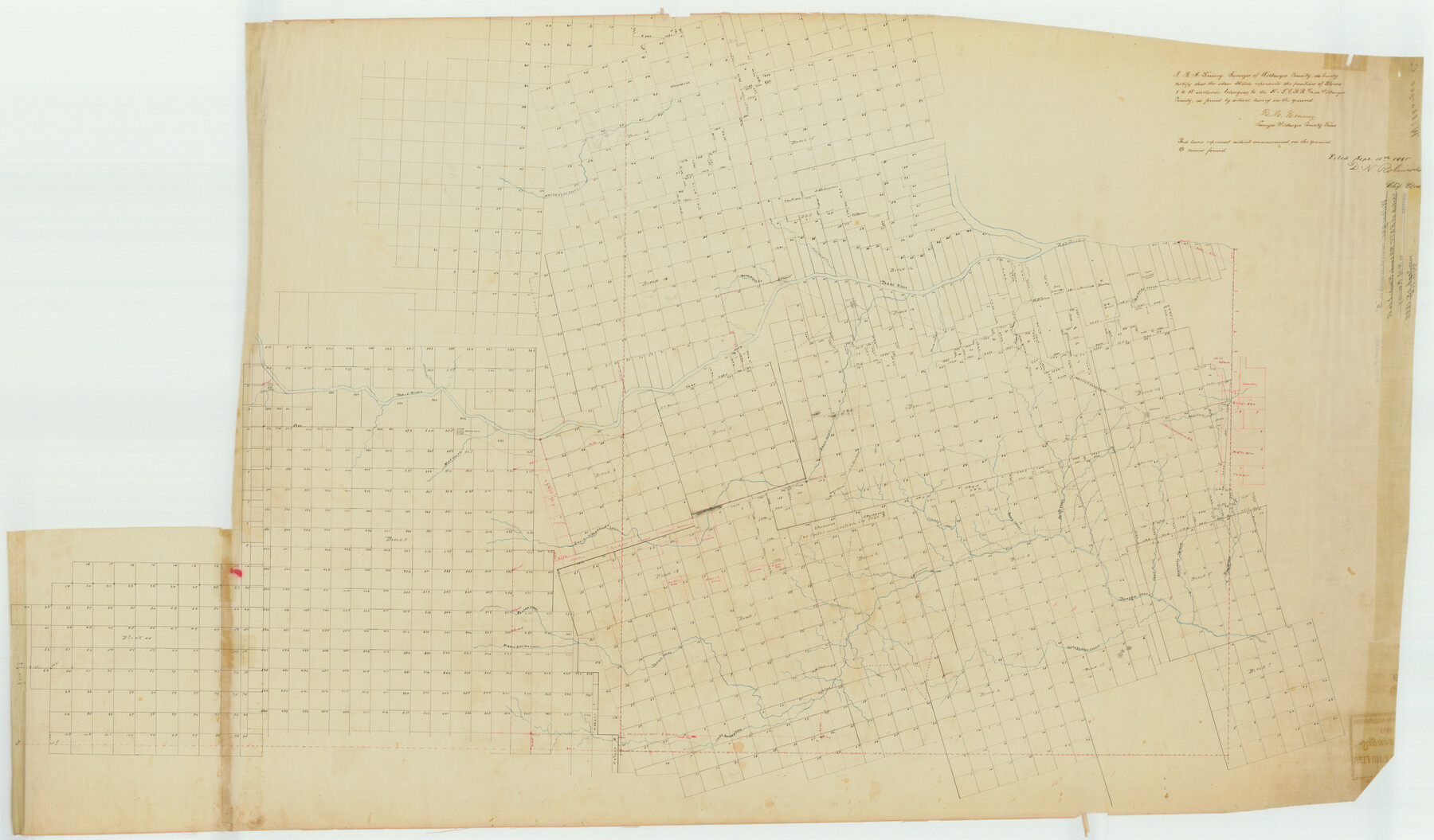 10141, Wilbarger County Rolled Sketch 3, General Map Collection
