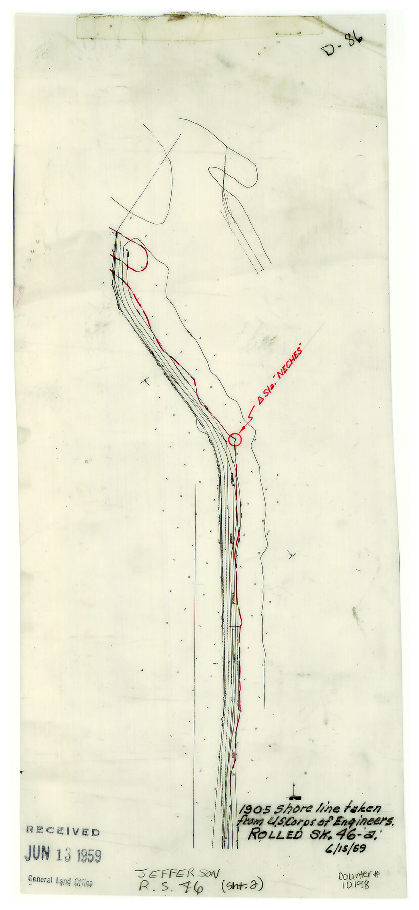 10198, Jefferson County Rolled Sketch 46, General Map Collection