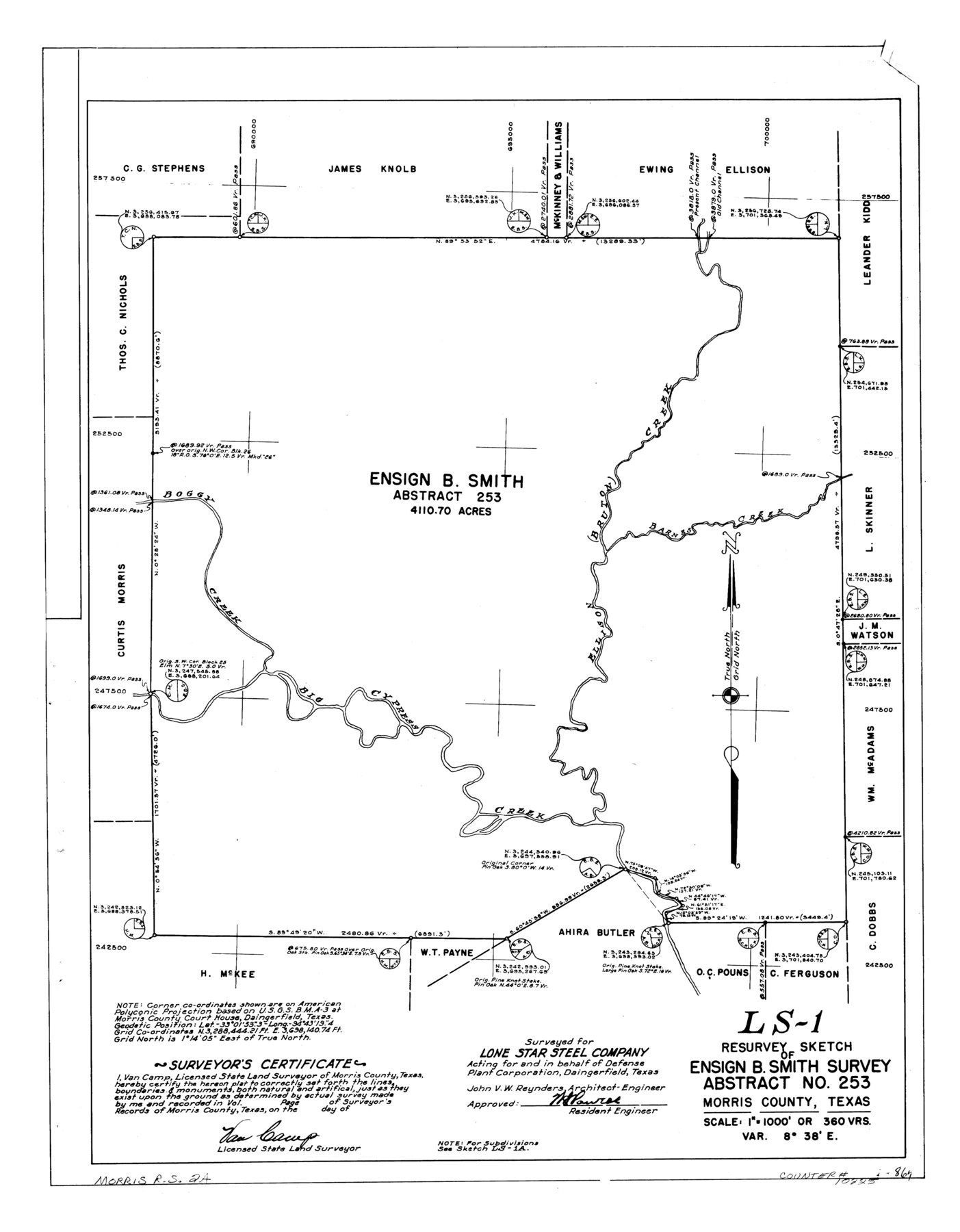 10225, Morris County Rolled Sketch 2A, General Map Collection