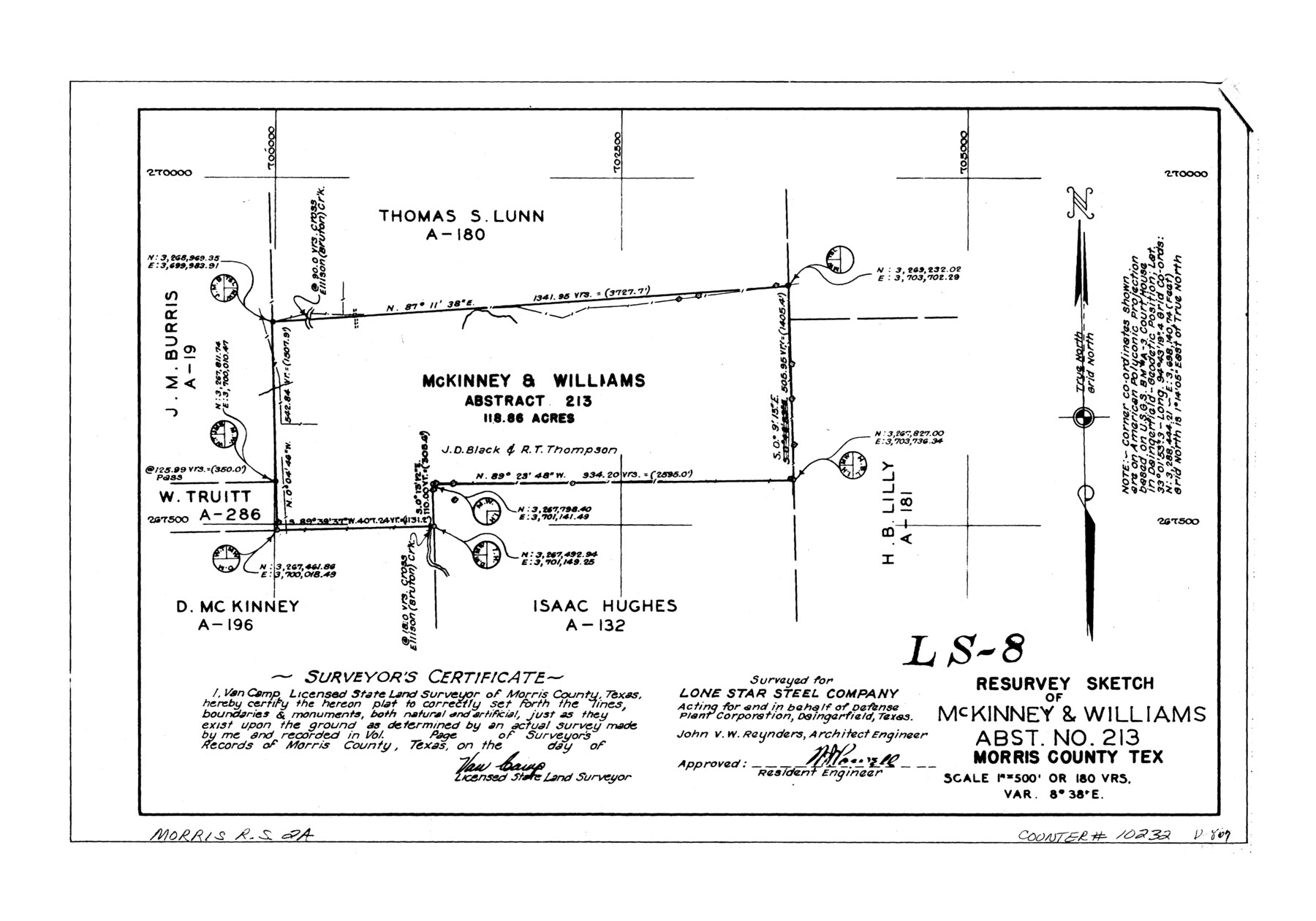 10232, Morris County Rolled Sketch 2A, General Map Collection