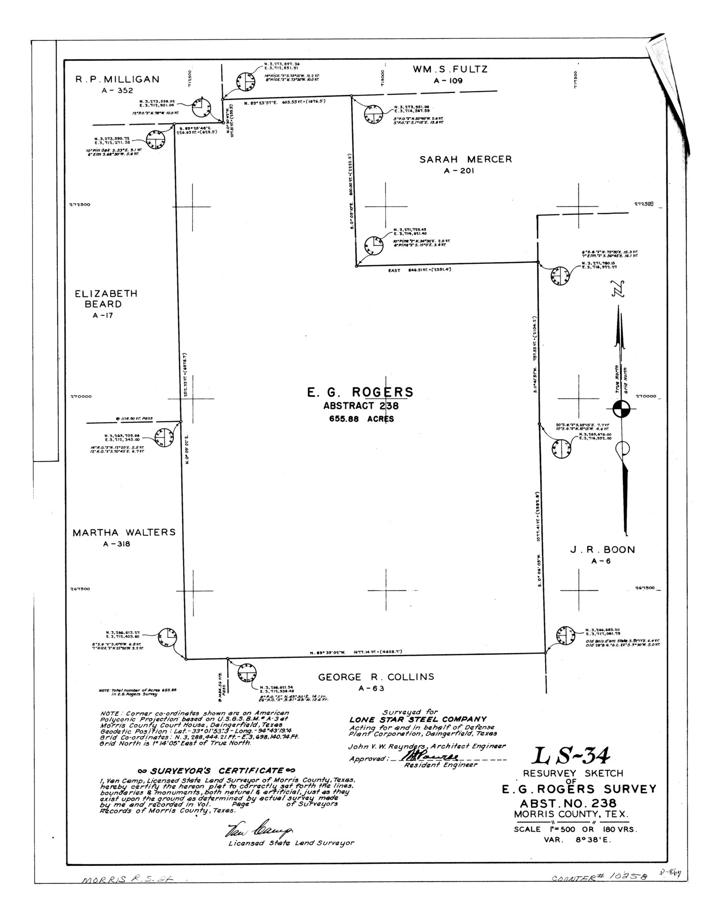 10258, Morris County Rolled Sketch 2A, General Map Collection