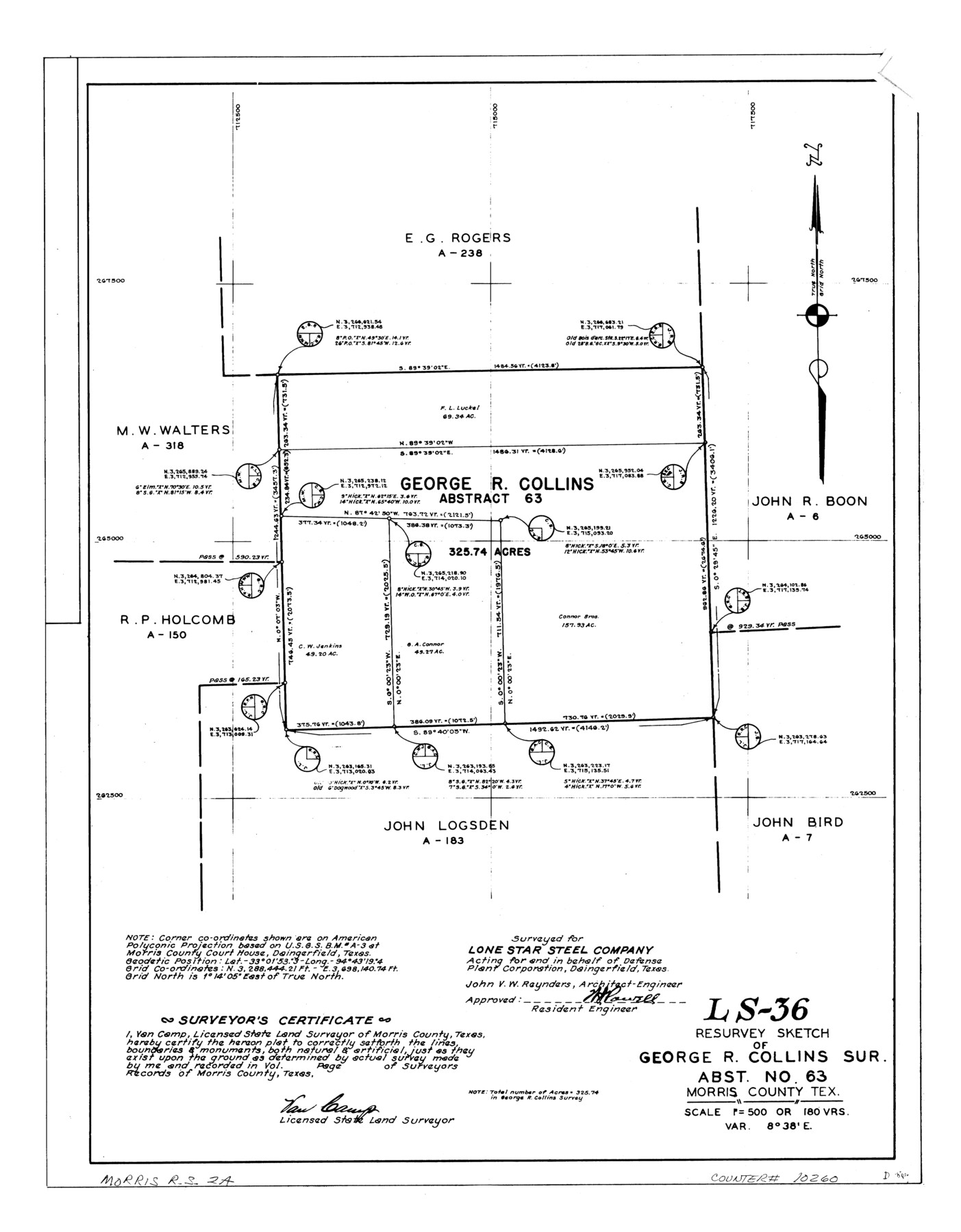 10260, Morris County Rolled Sketch 2A, General Map Collection