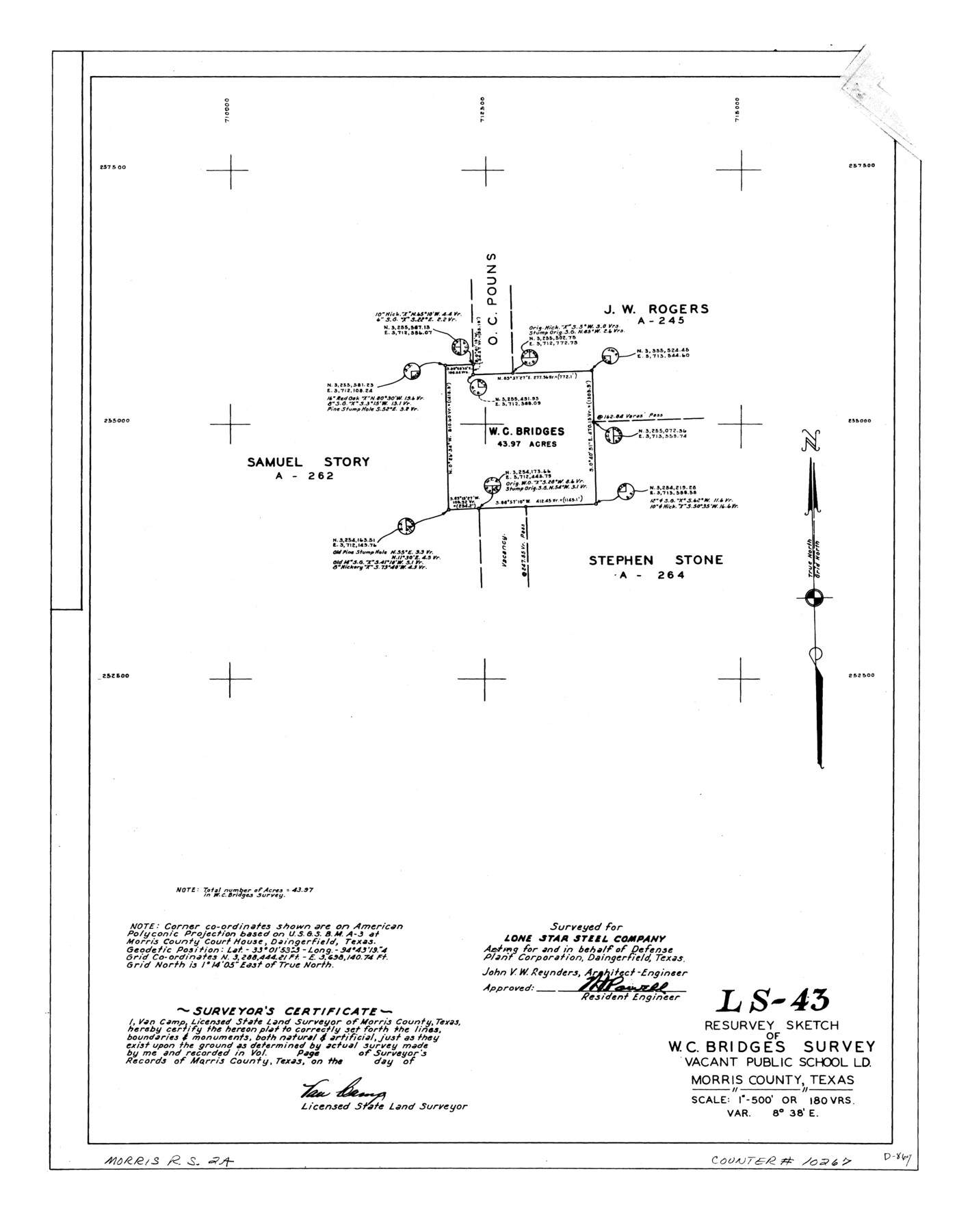 10267, Morris County Rolled Sketch 2A, General Map Collection