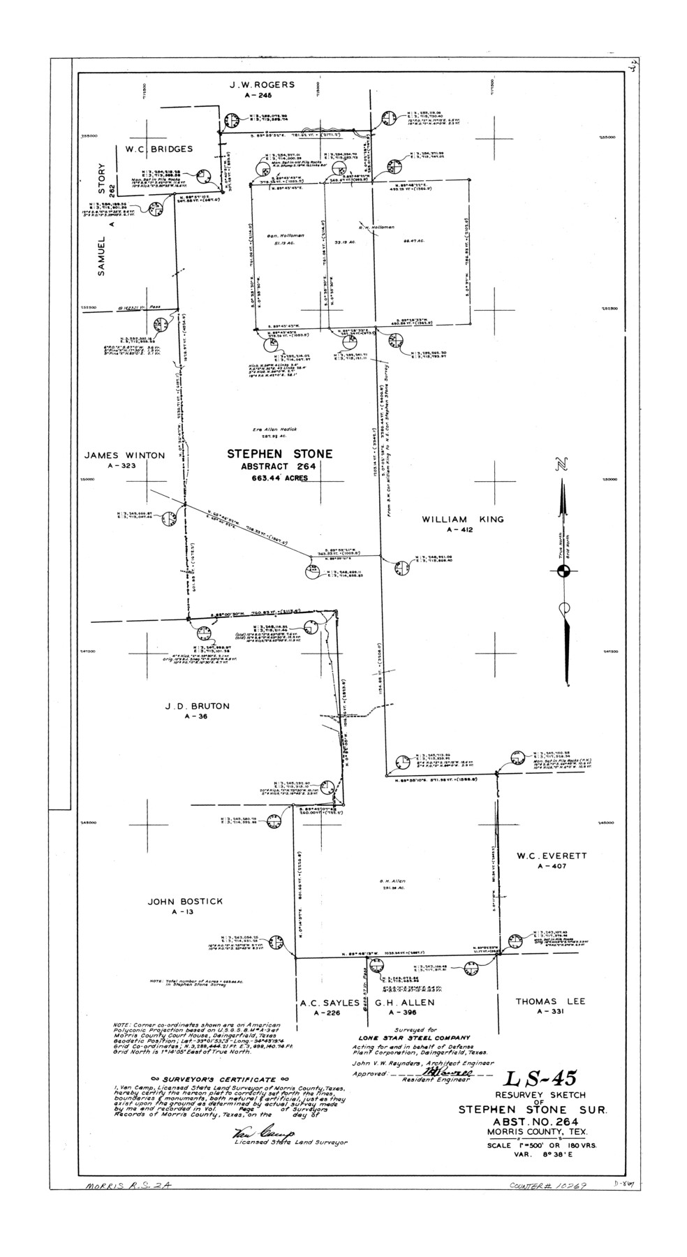 10269, Morris County Rolled Sketch 2A, General Map Collection