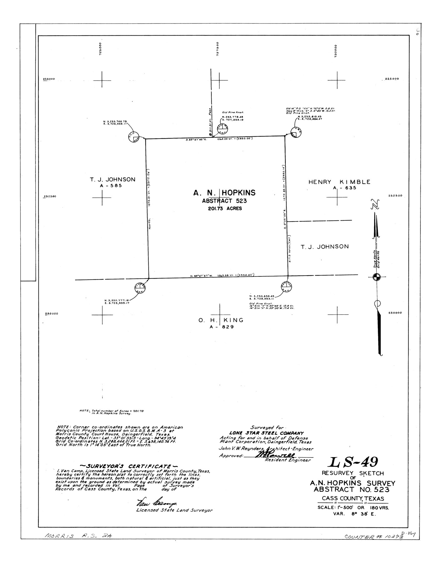 10273, Morris County Rolled Sketch 2A, General Map Collection