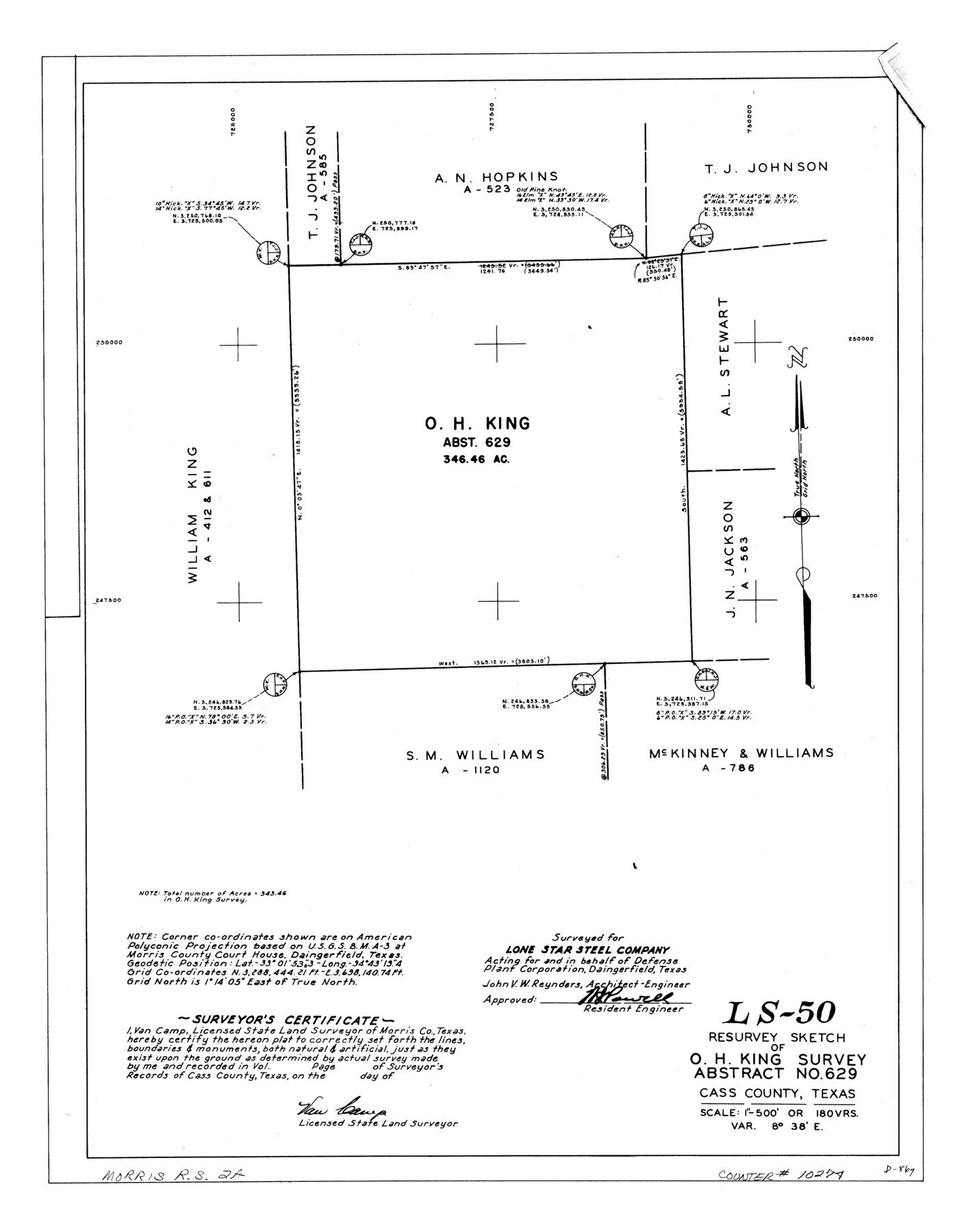 10274, Morris County Rolled Sketch 2A, General Map Collection