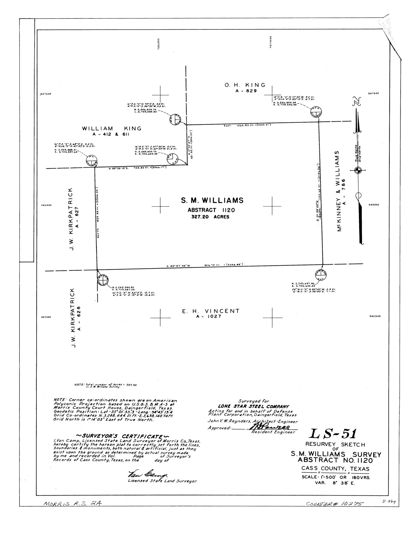 10275, Morris County Rolled Sketch 2A, General Map Collection