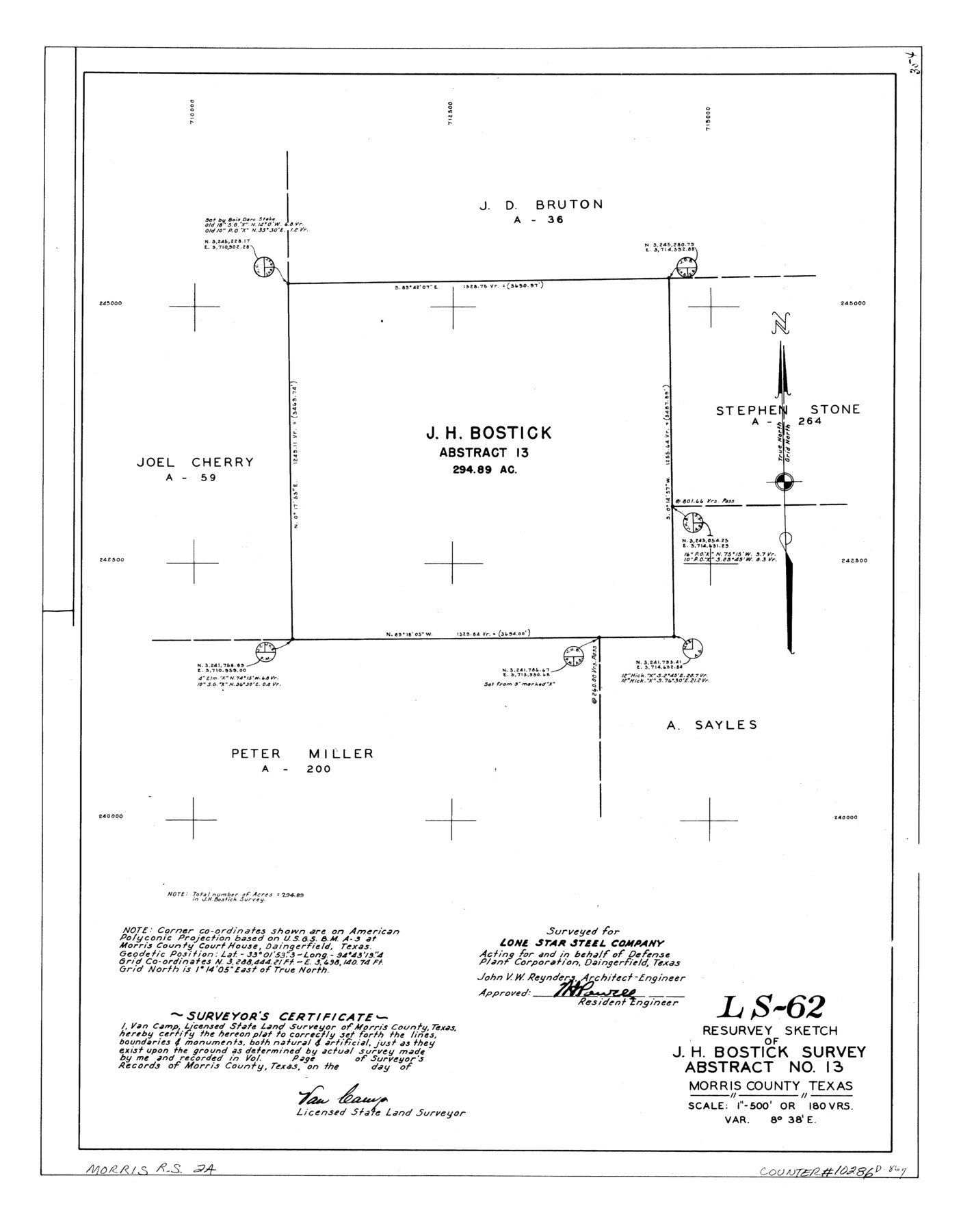 10286, Morris County Rolled Sketch 2A, General Map Collection