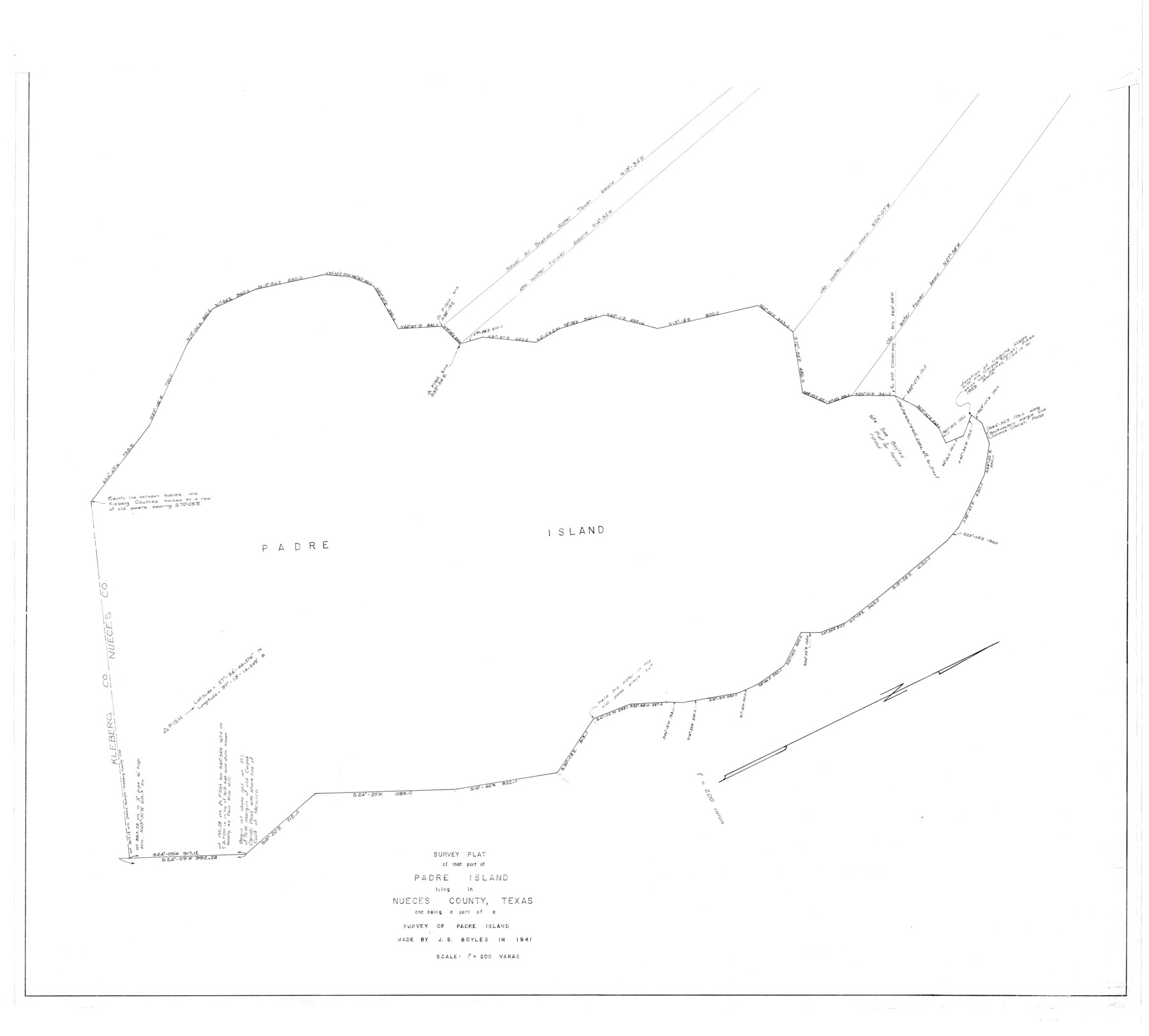 10295, Nueces County Rolled Sketch 45, General Map Collection