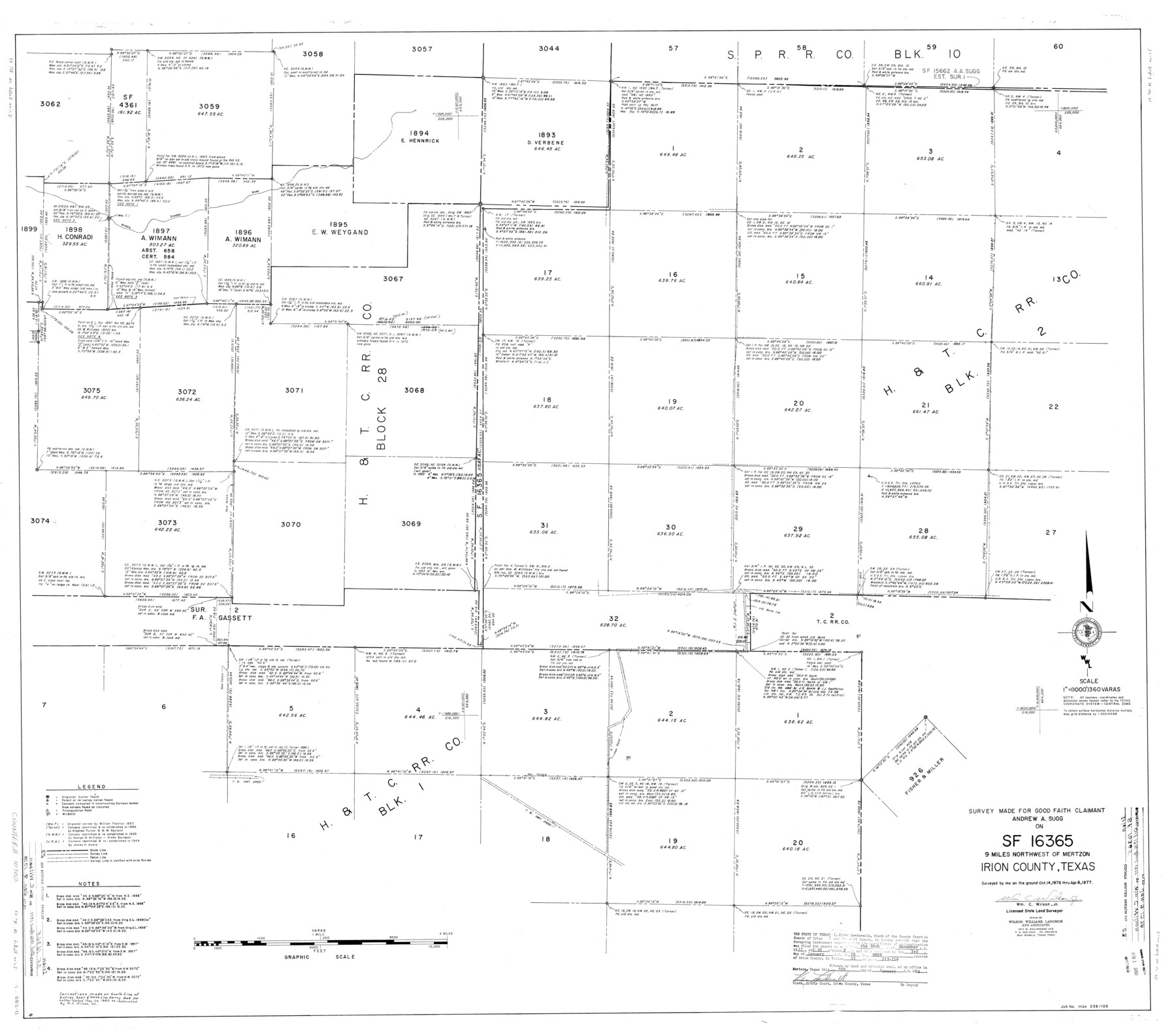 10302, Irion County Rolled Sketch 23, General Map Collection