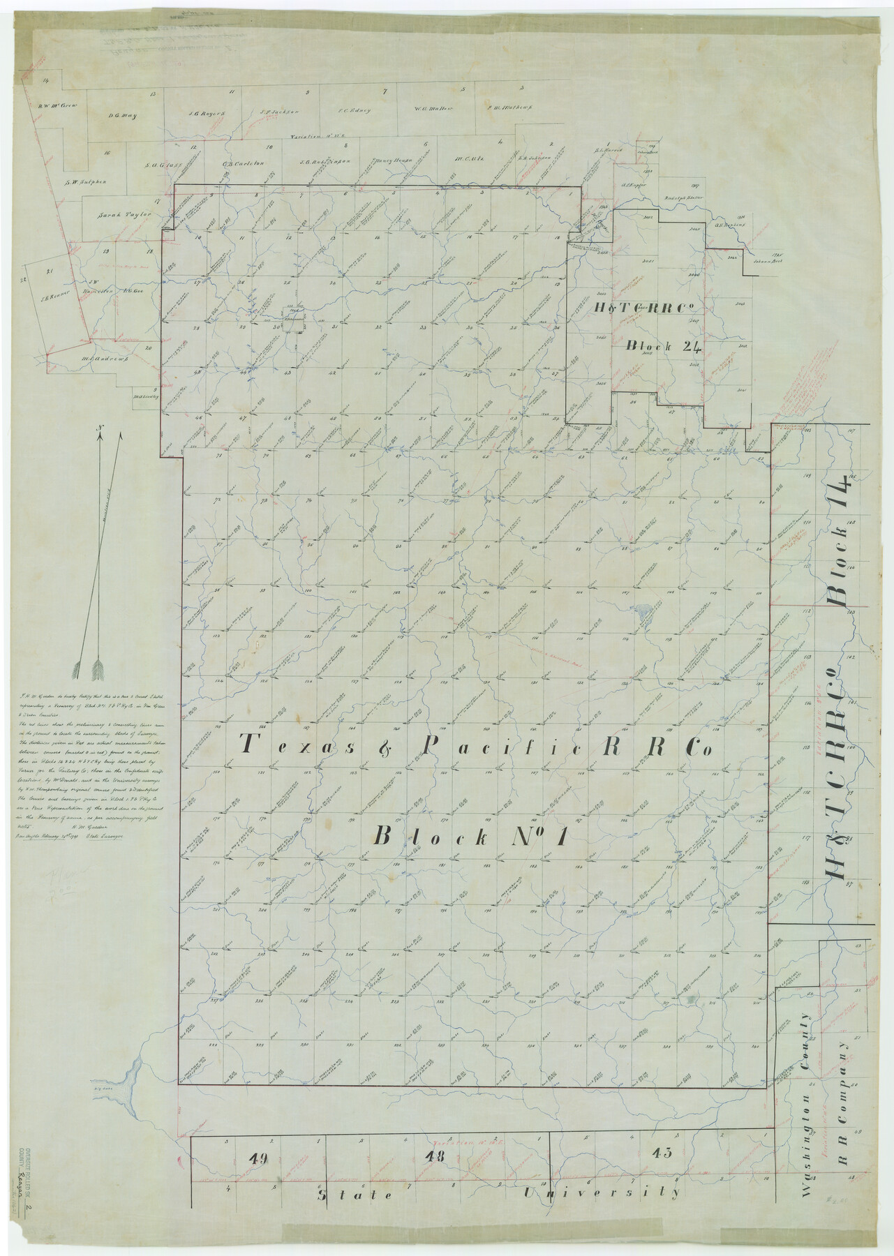 10621, Reagan County Rolled Sketch 2, General Map Collection