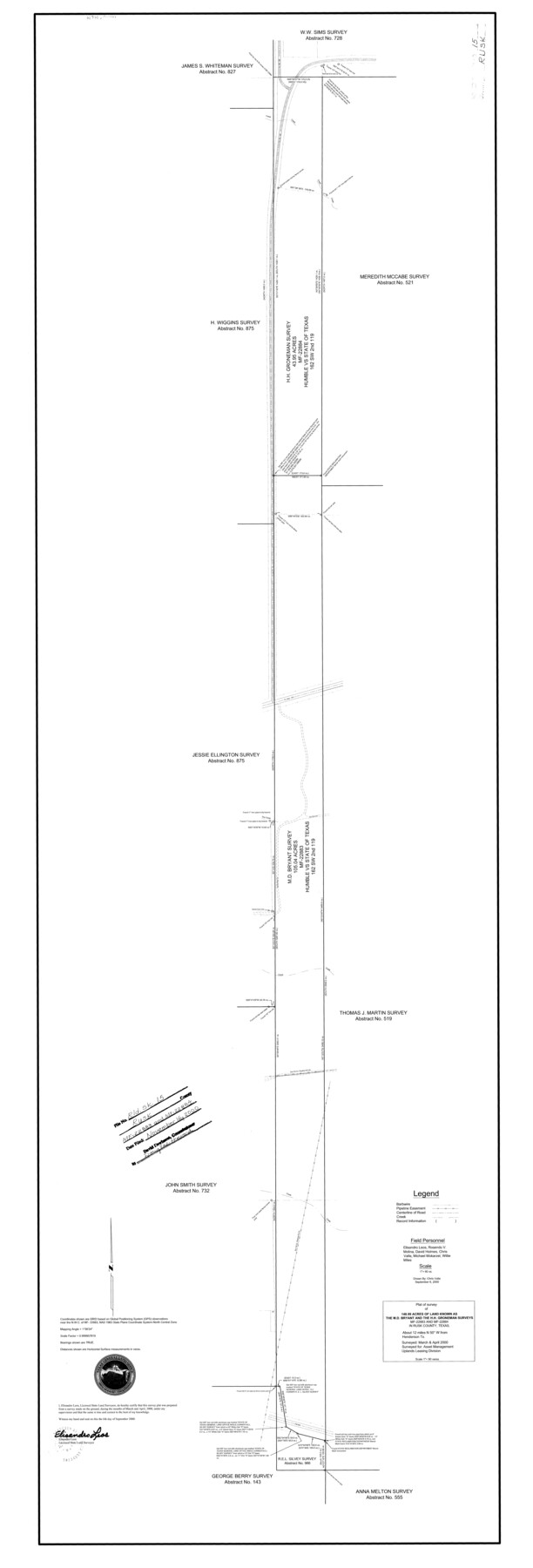 10636, Rusk County Rolled Sketch 15, General Map Collection