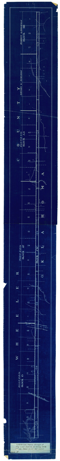 10640, Lipscomb County Rolled Sketch 5, General Map Collection