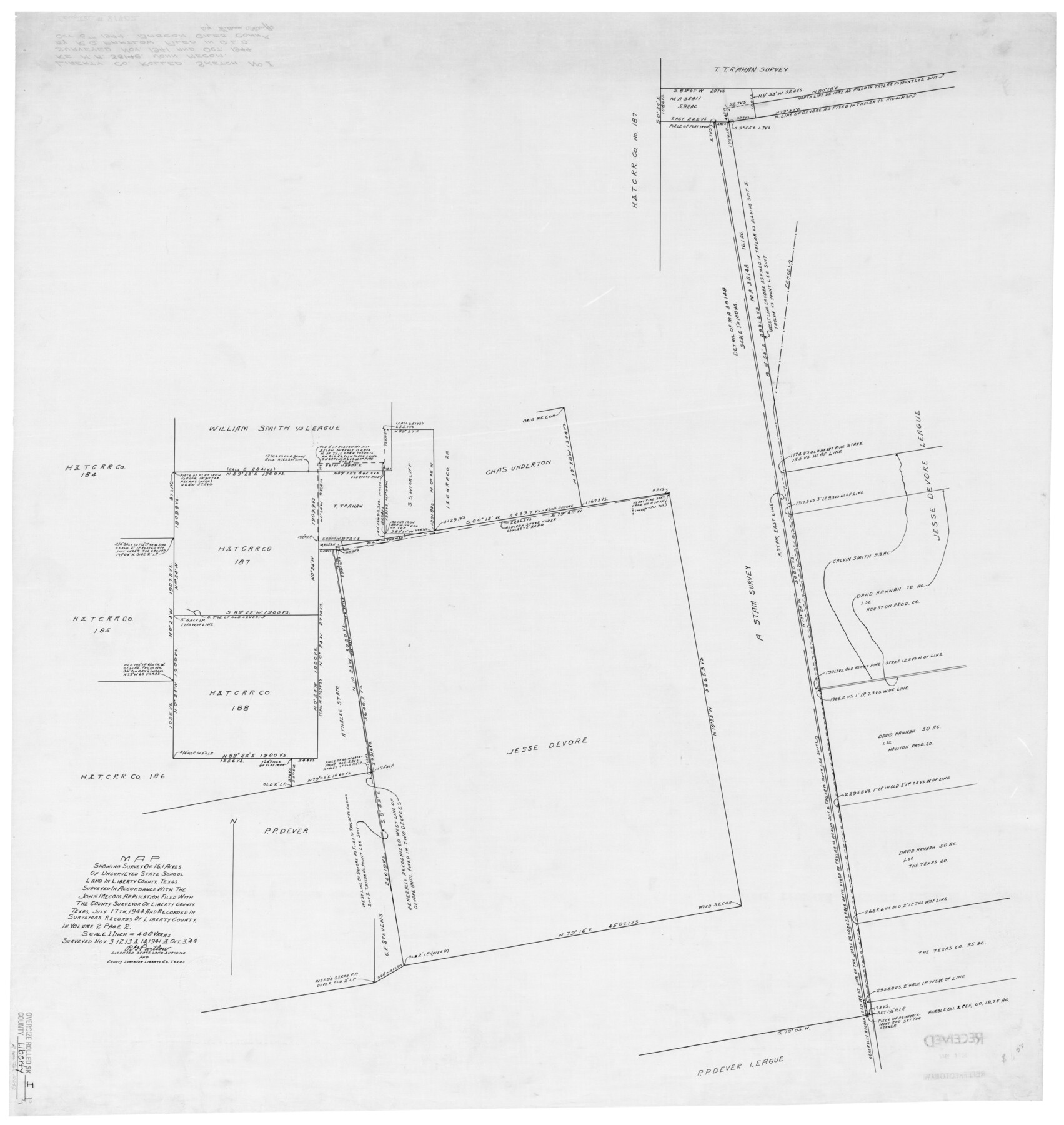 10642, Liberty County Rolled Sketch I, General Map Collection