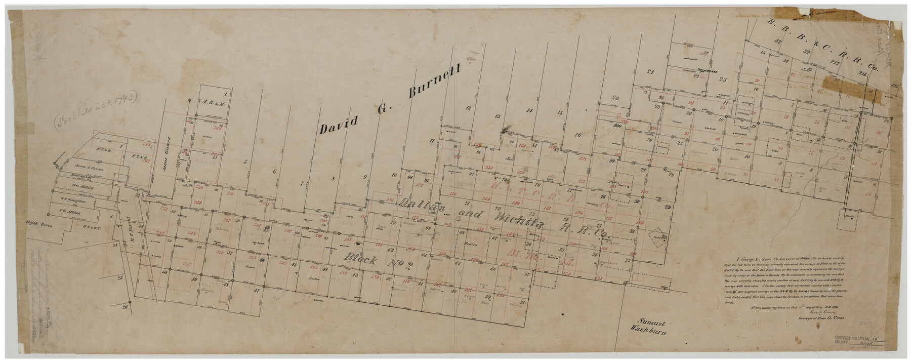 10666, Knox County Rolled Sketch 14, General Map Collection