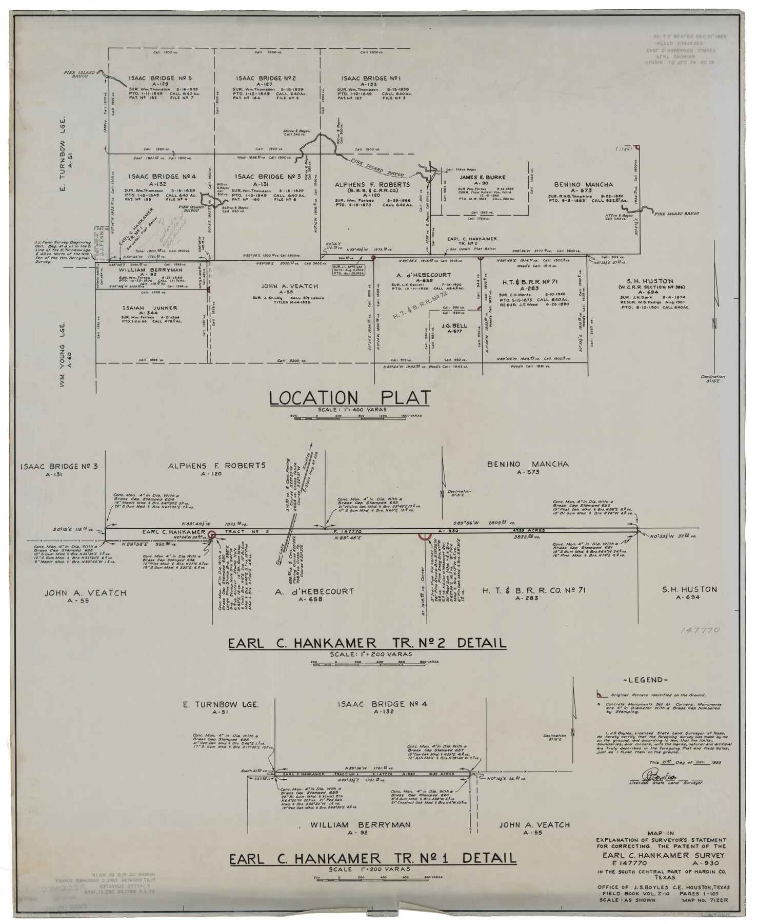 10677, Hardin County Rolled Sketch 19, General Map Collection