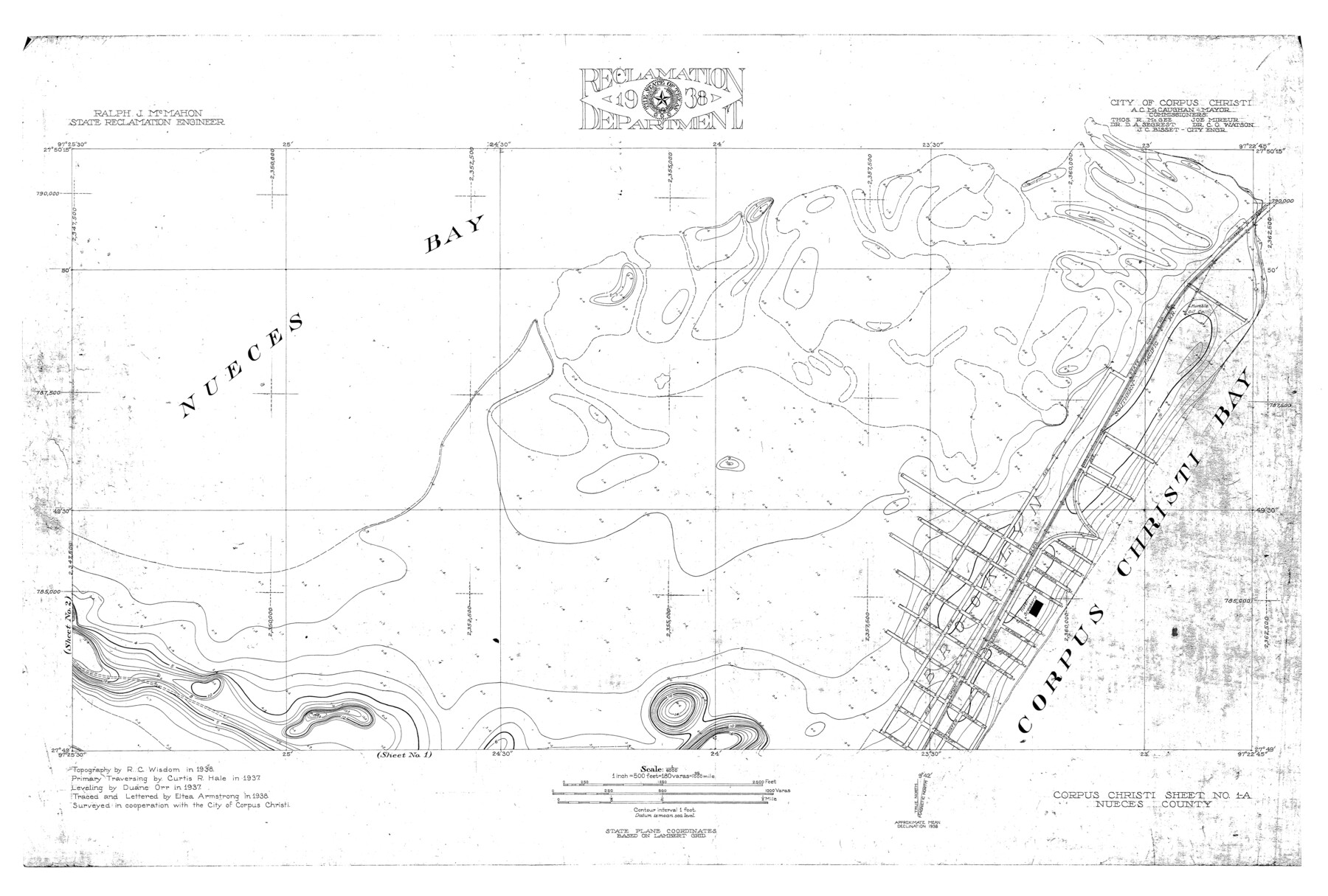 10697, Nueces County Rolled Sketch 100, General Map Collection
