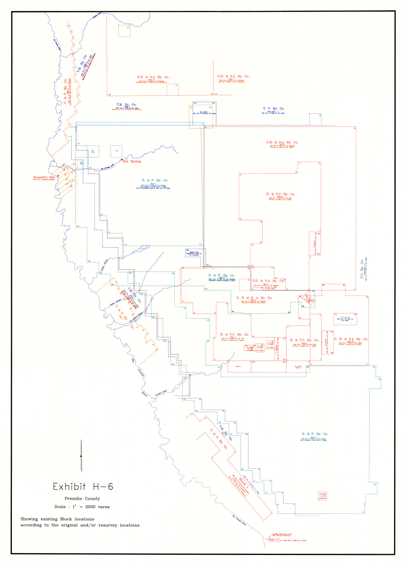 10711, Presidio County Rolled Sketch 131A, General Map Collection