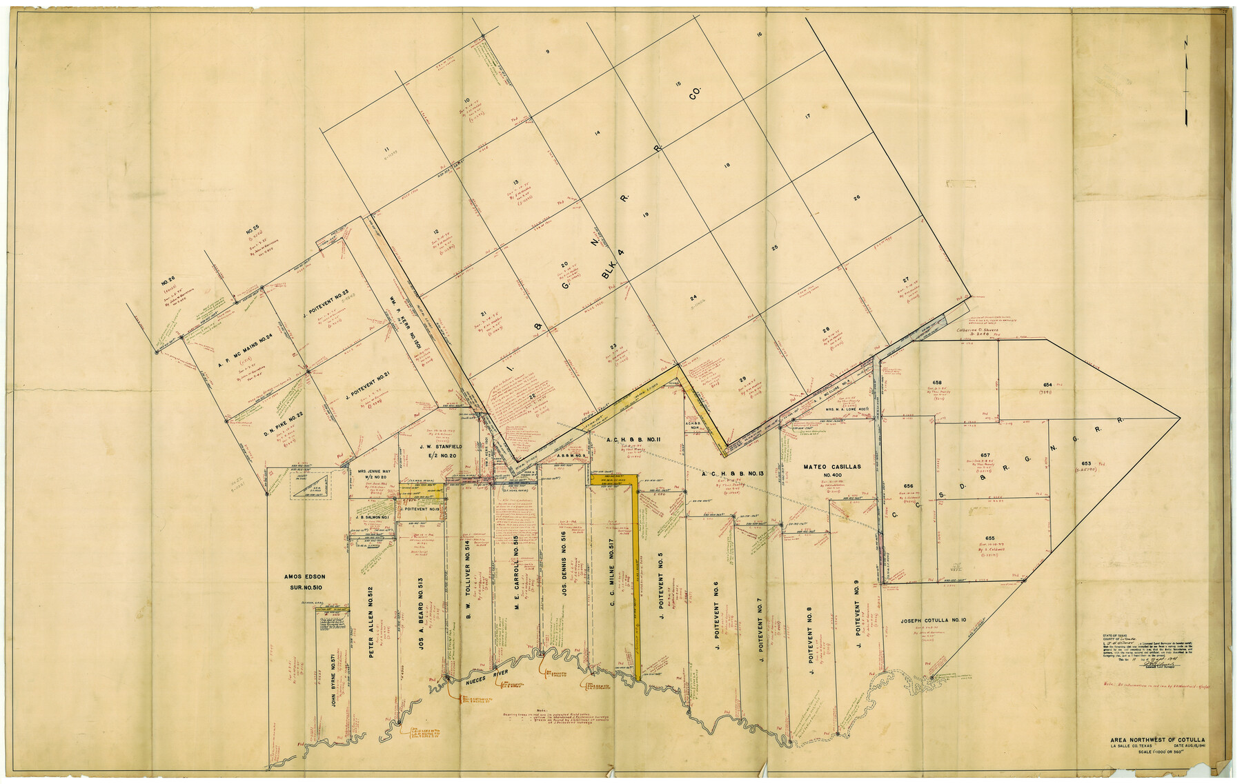 10729, La Salle County Rolled Sketch 6A, General Map Collection