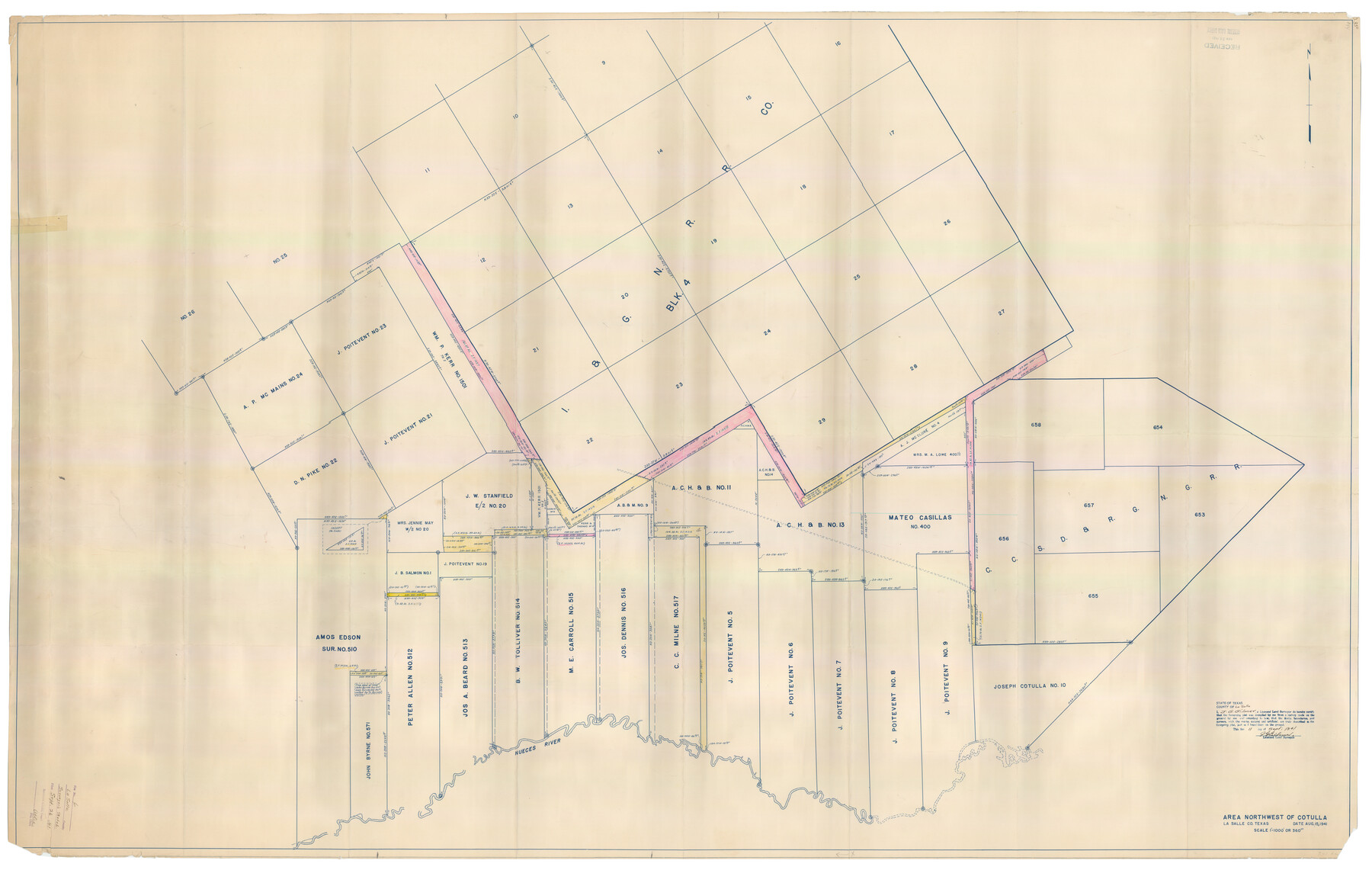 10738, La Salle County Rolled Sketch 6, General Map Collection