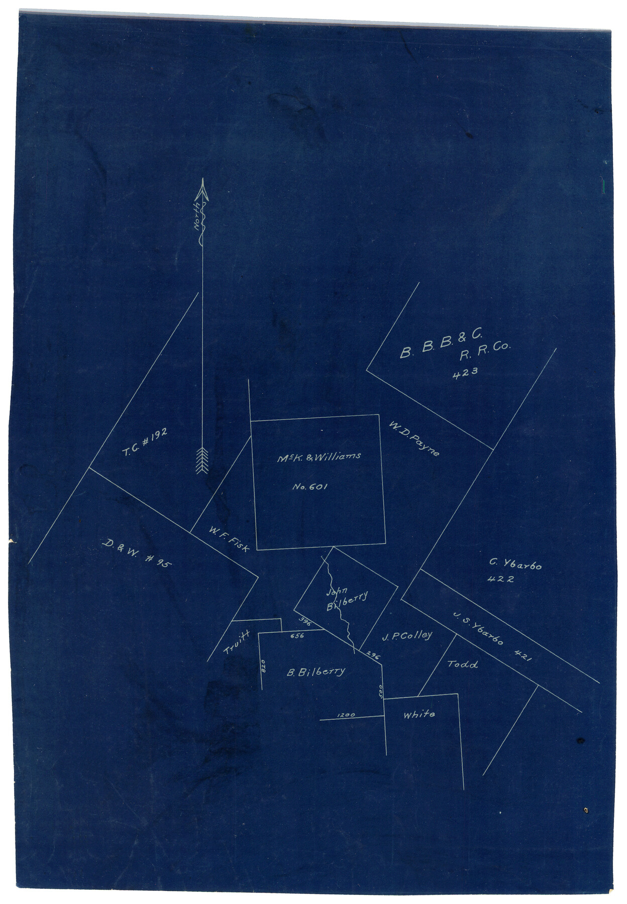 10782, [McK. & Williams No. 601 and surrounding surveys, Travis County], Maddox Collection
