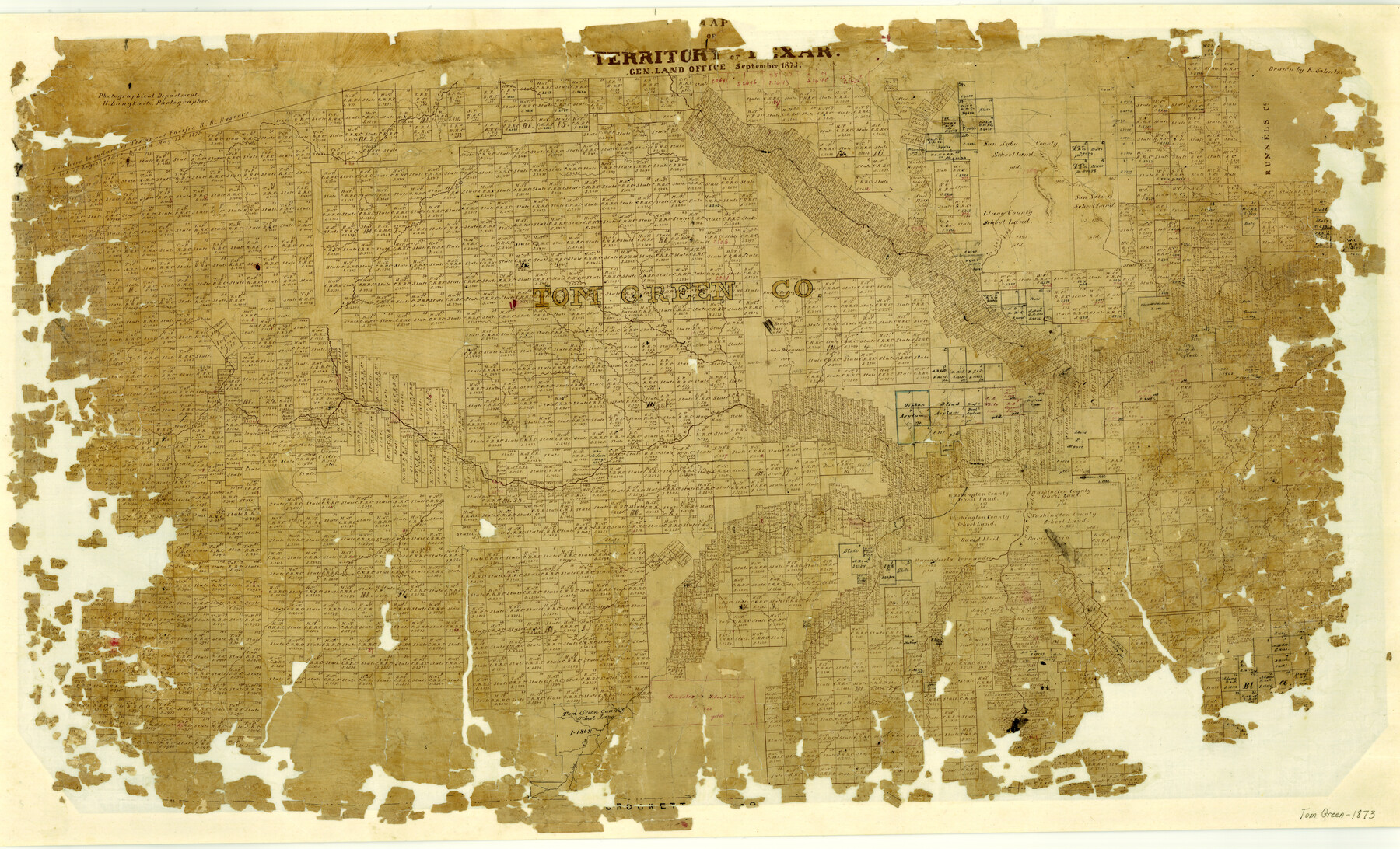 1551, Tom Green County, General Map Collection