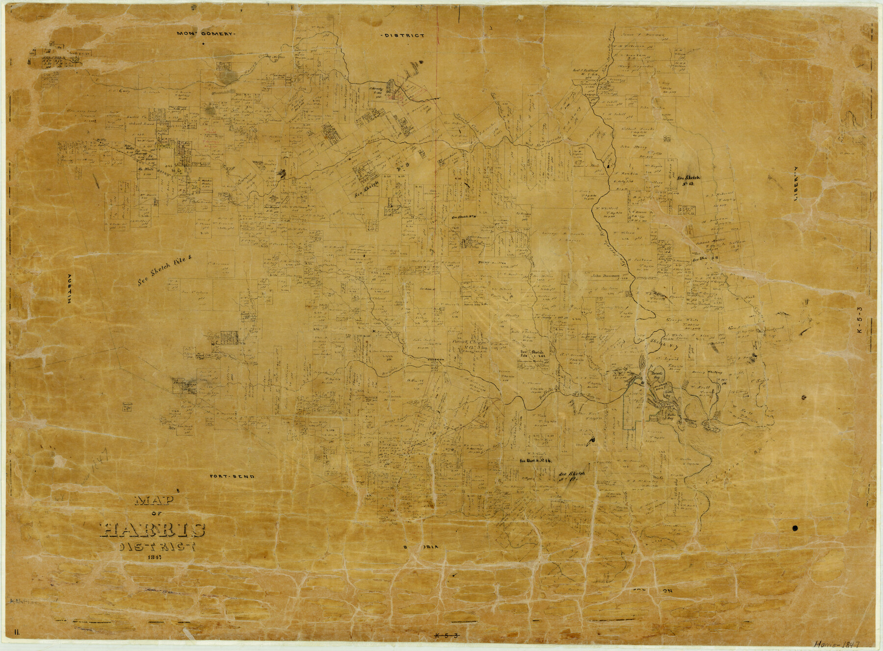 1680, Map of Harris District, General Map Collection