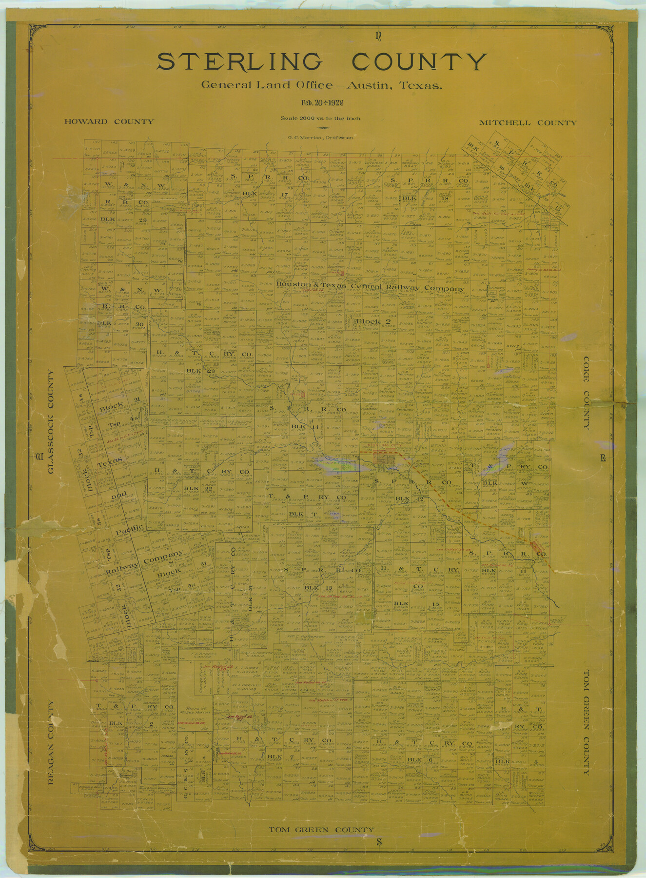 16820, Sterling County, General Map Collection