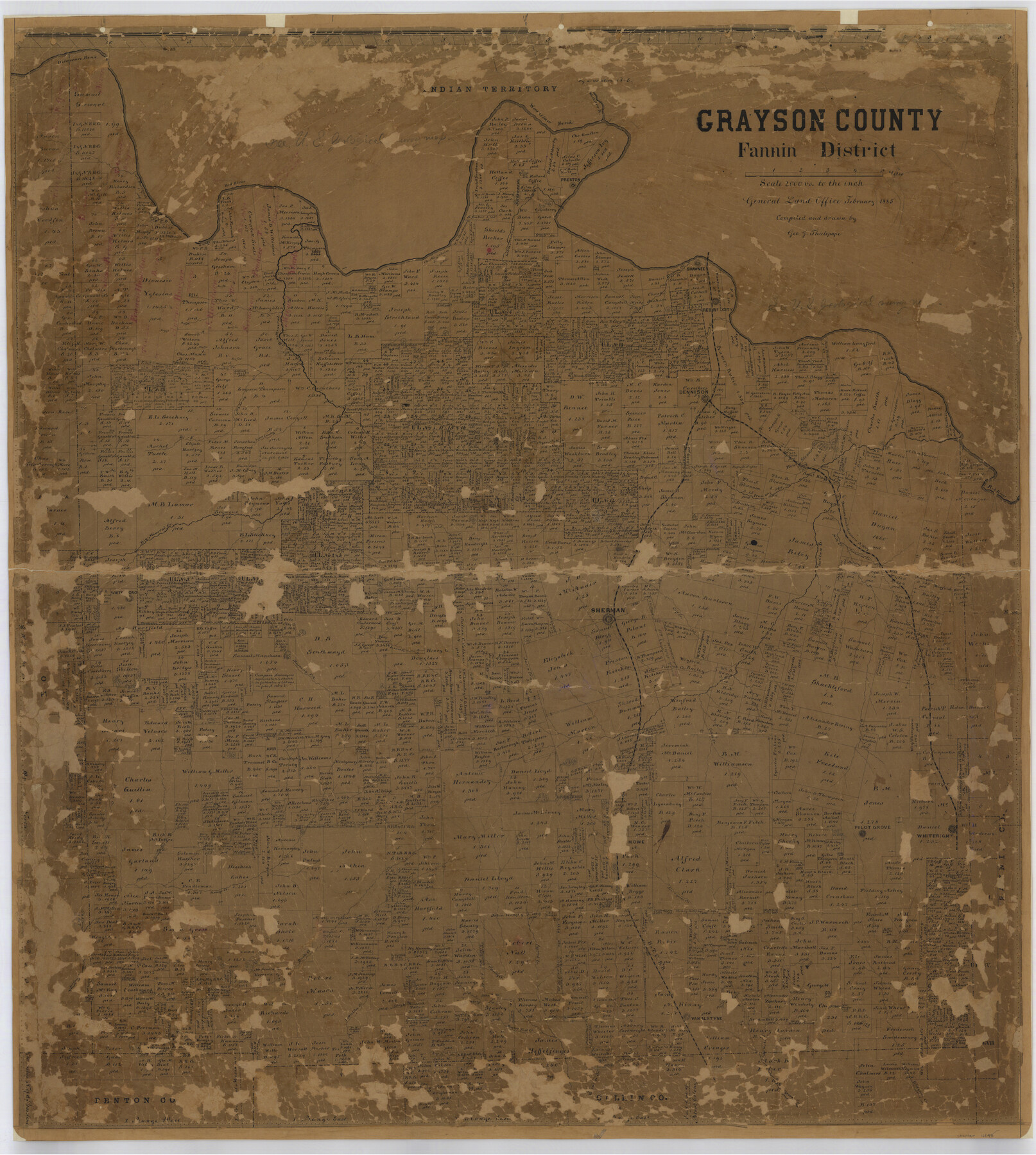 16840, Grayson County, General Map Collection