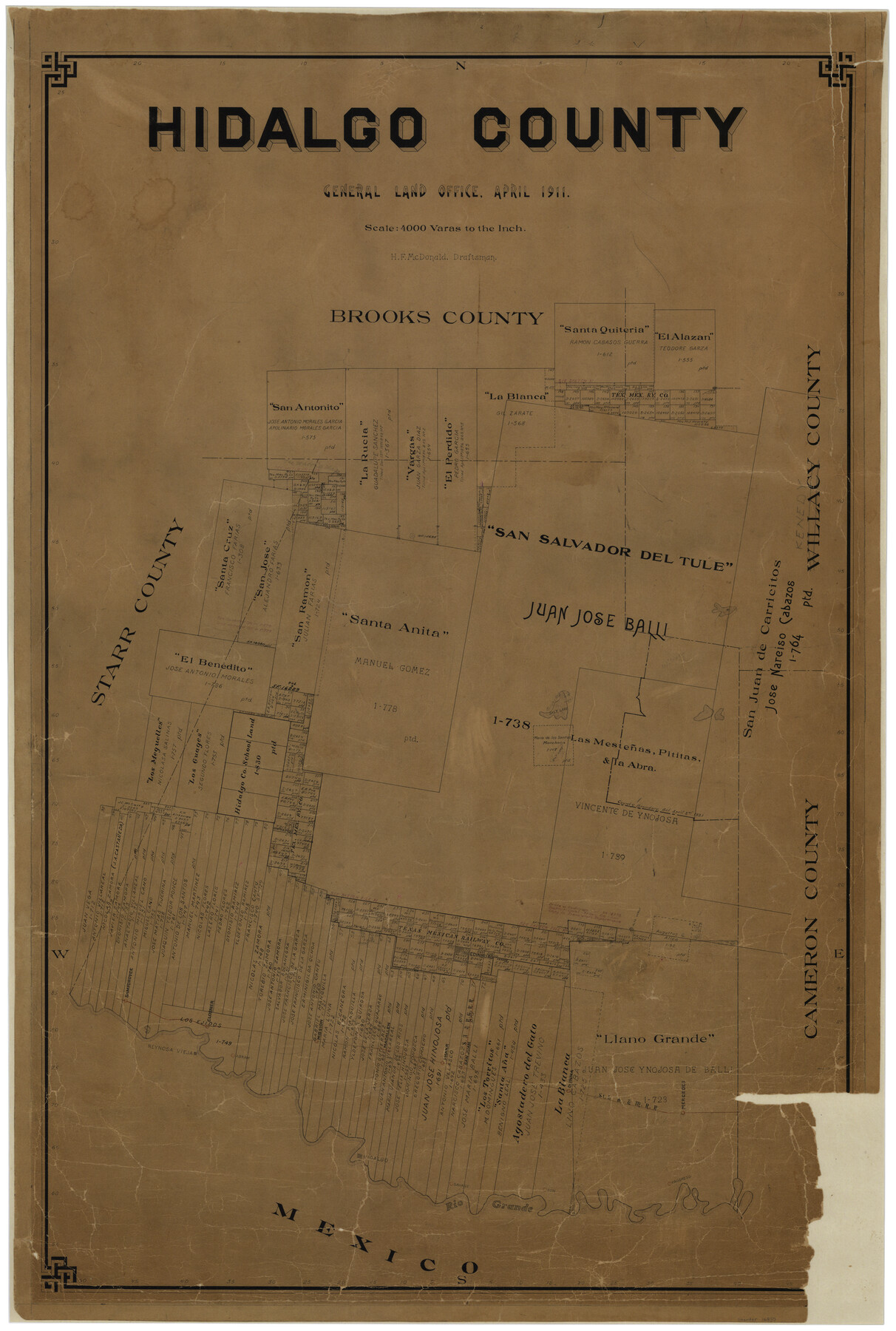 16850, Hidalgo County, General Map Collection
