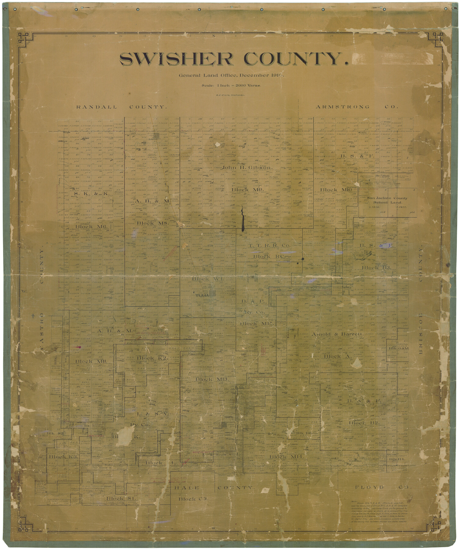 16888, Swisher County, General Map Collection
