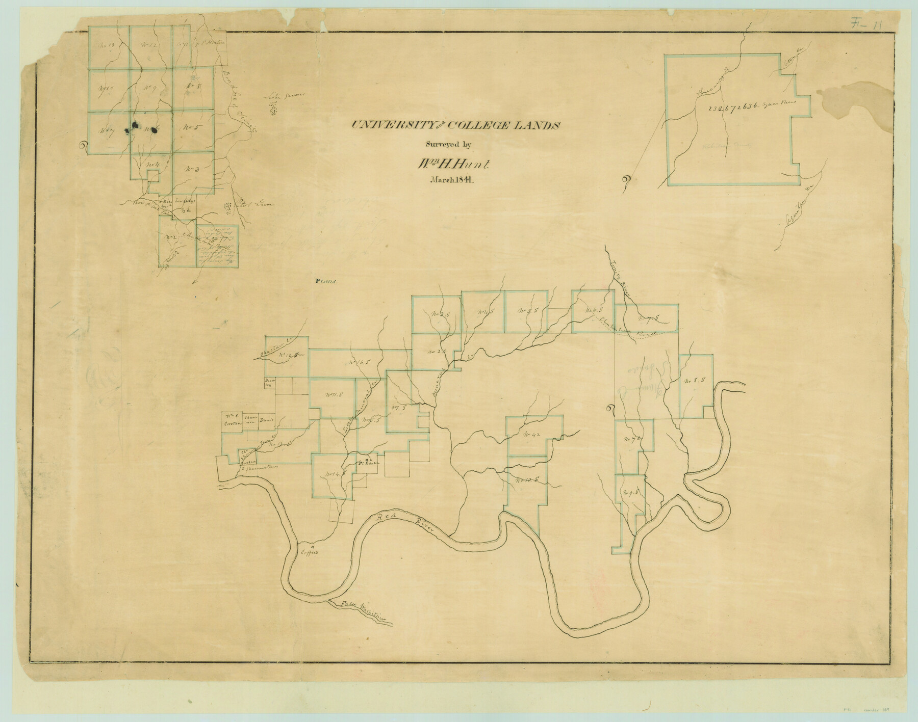 169, University and College Lands, General Map Collection