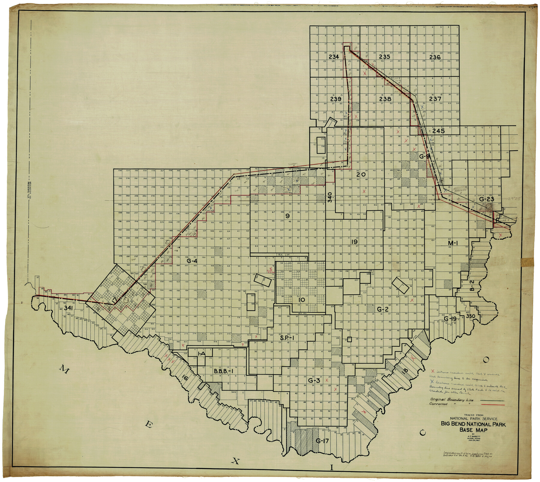 16960, Brewster County Rolled Sketch 60, General Map Collection
