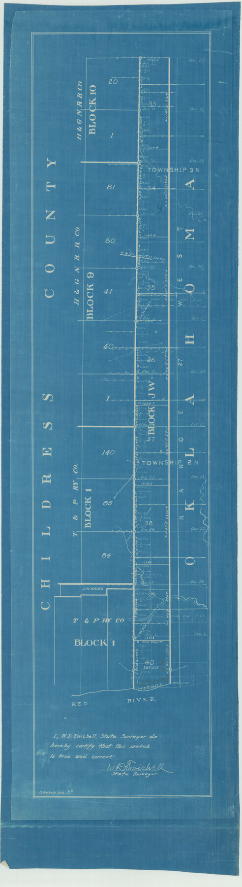 1700, Texas Panhandle East Boundary Line, General Map Collection