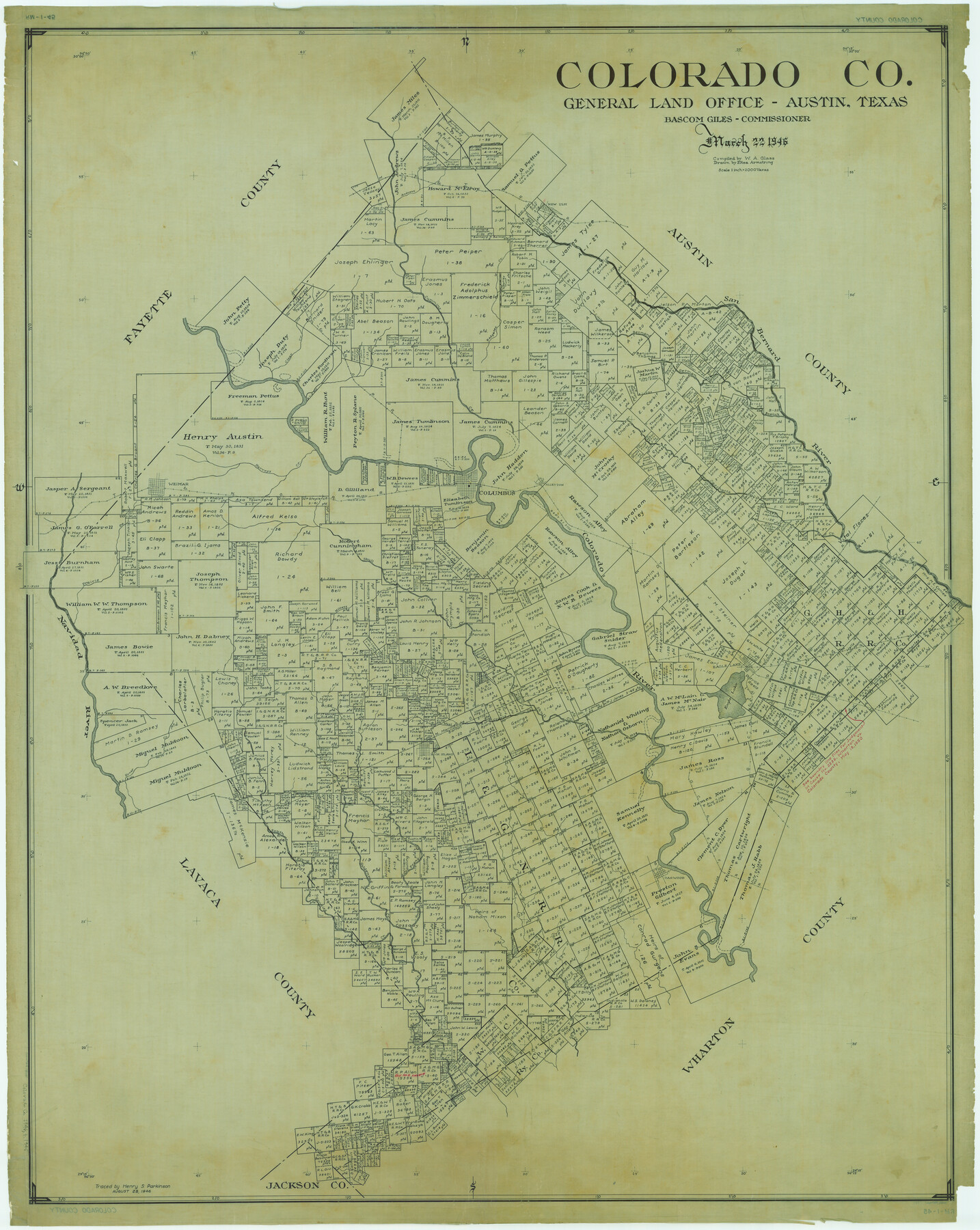 1805, Colorado Co., General Map Collection
