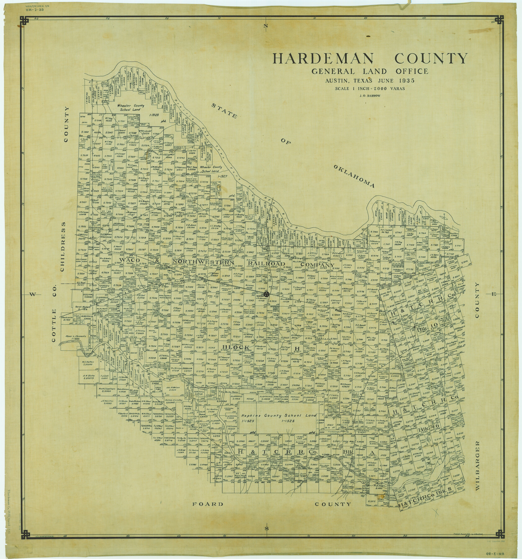1848, Hardeman County, General Map Collection