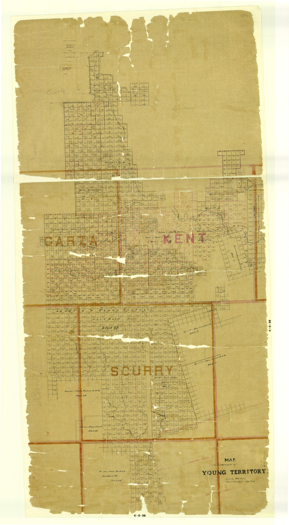 1989, Map of Southeastern Part of Young Territory, General Map Collection